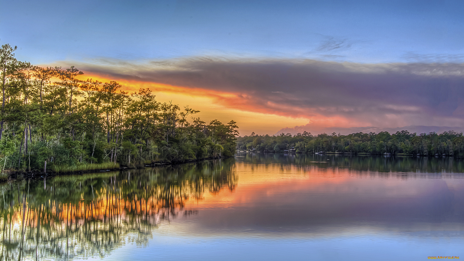 природа, реки, озера, простор