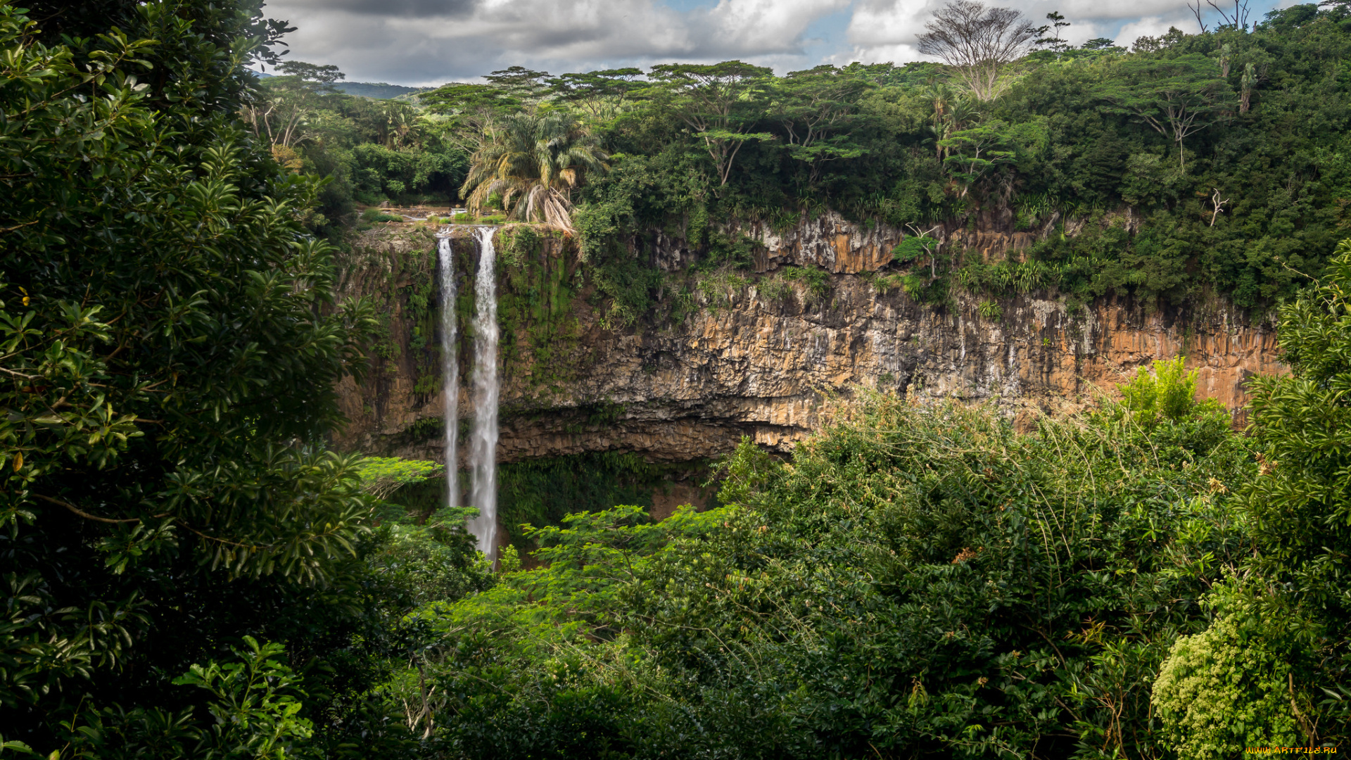 природа, водопады, простор