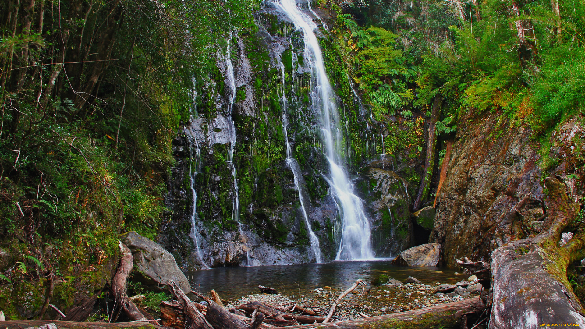 природа, водопады, простор