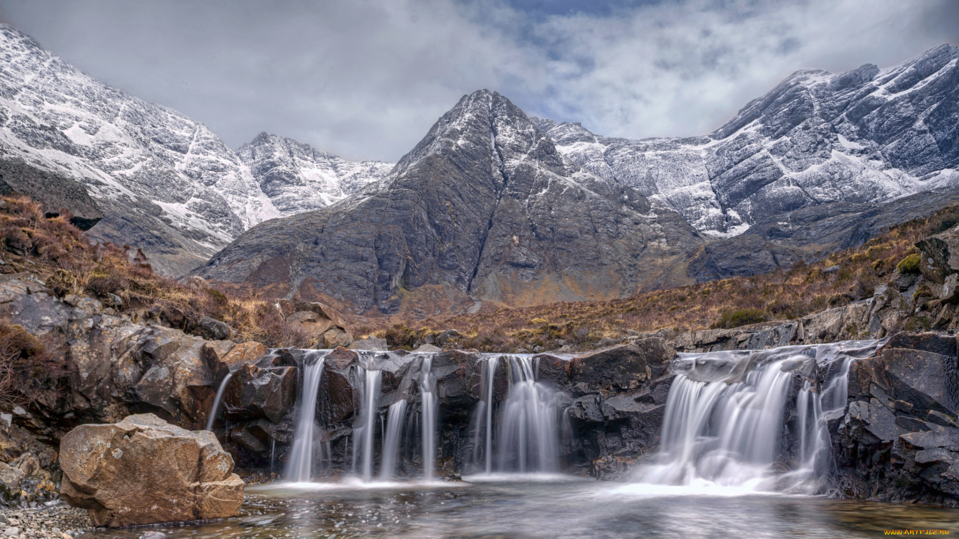 природа, водопады, простор
