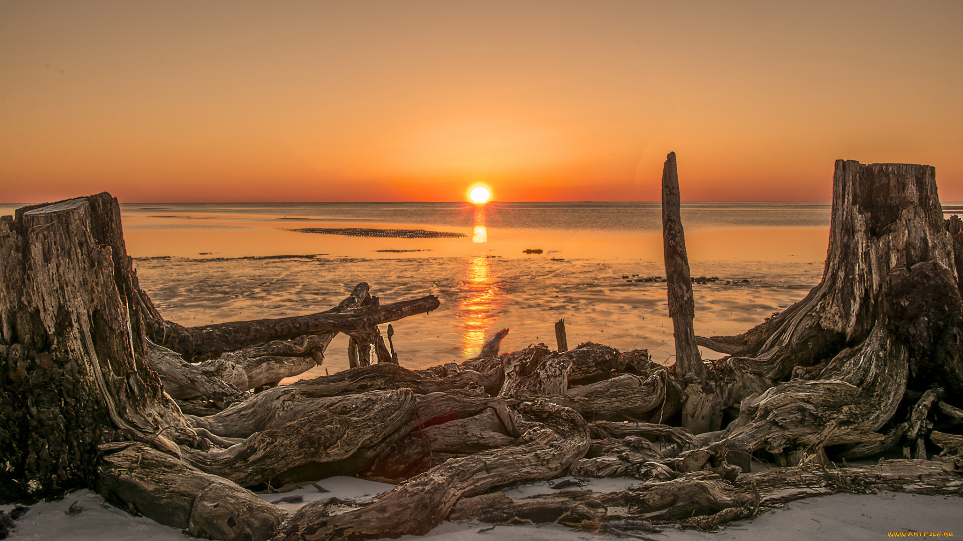 природа, восходы, закаты, простор