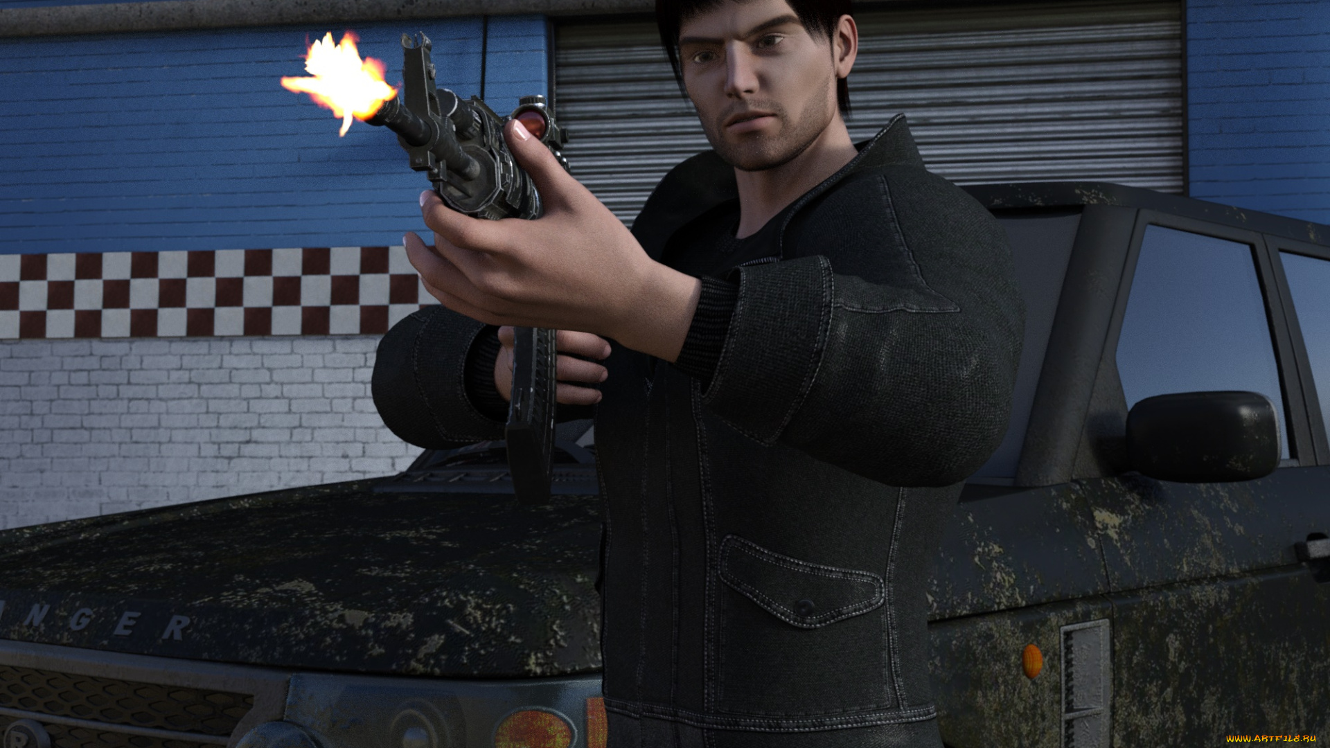 she, wolf, 3д, графика, фантазия, , fantasy, персонаж