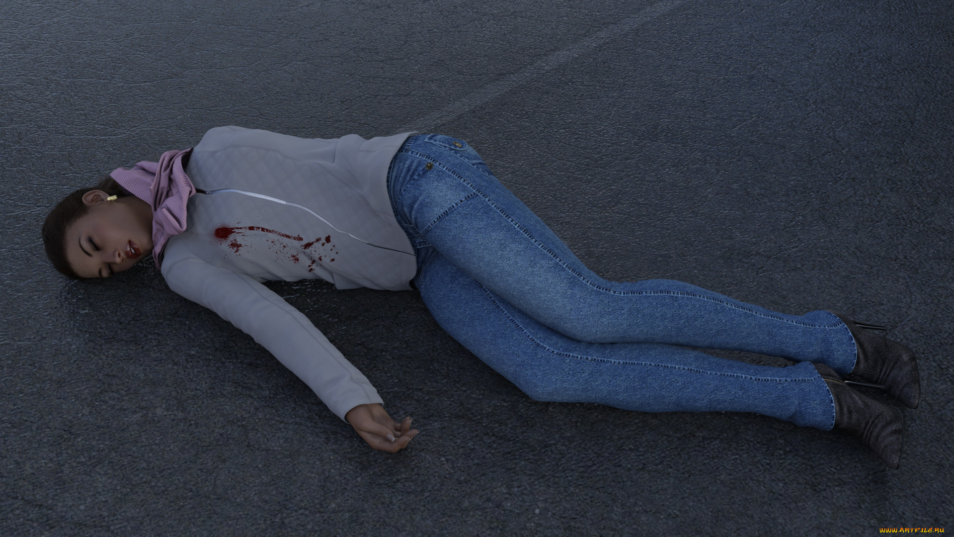 she, wolf, 3д, графика, фантазия, , fantasy, персонаж