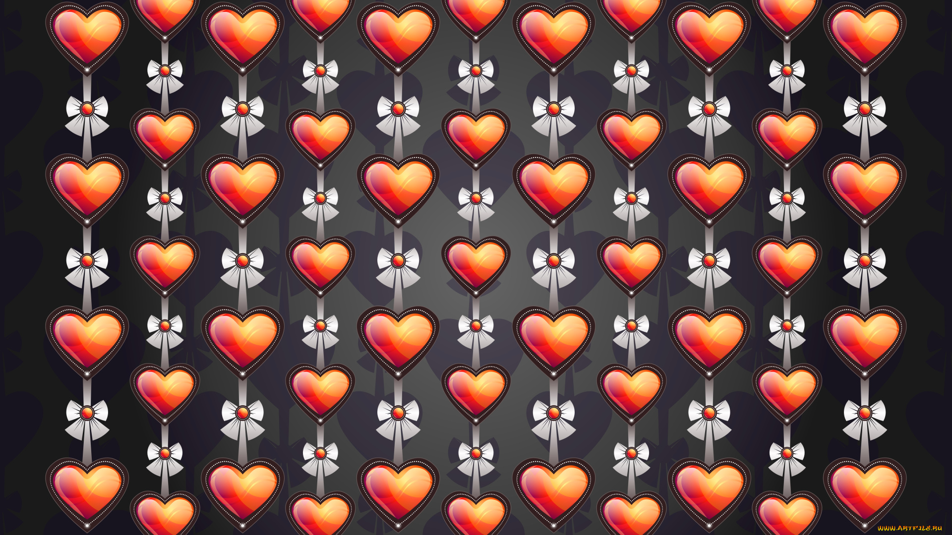 векторная, графика, сердечки, , hearts, фон, сердечки