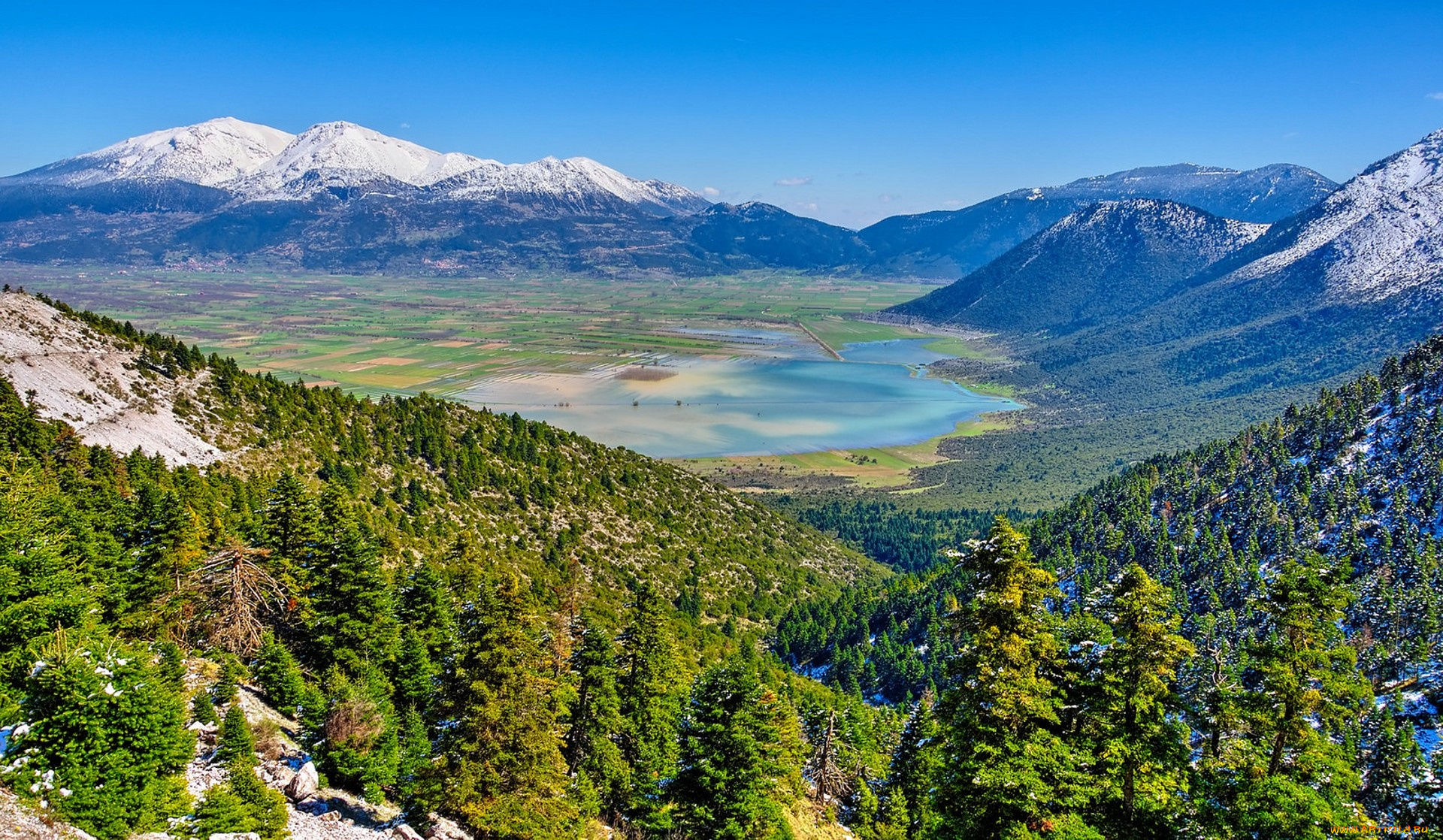 природа, горы, простор