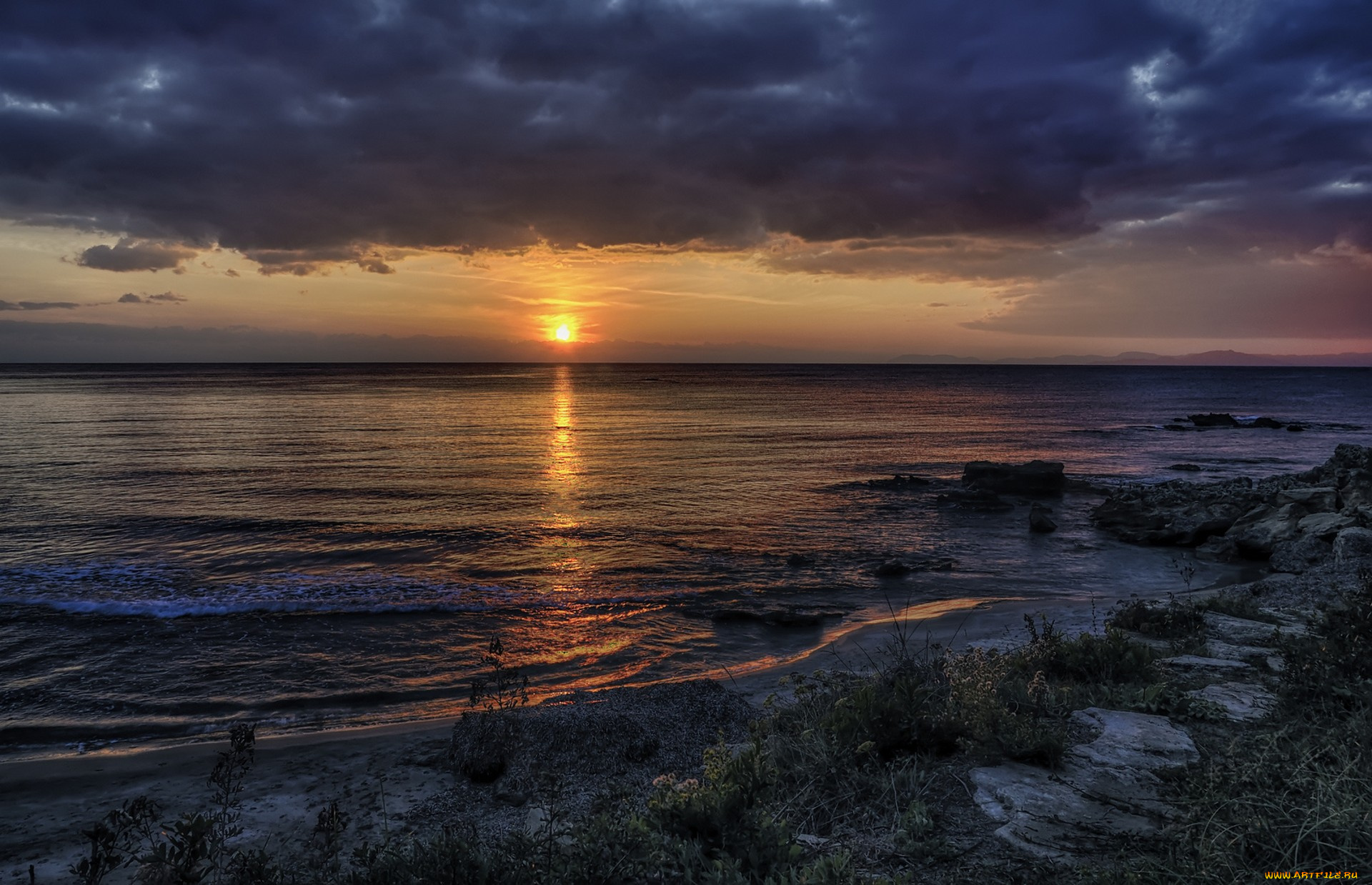 природа, моря, океаны, простор