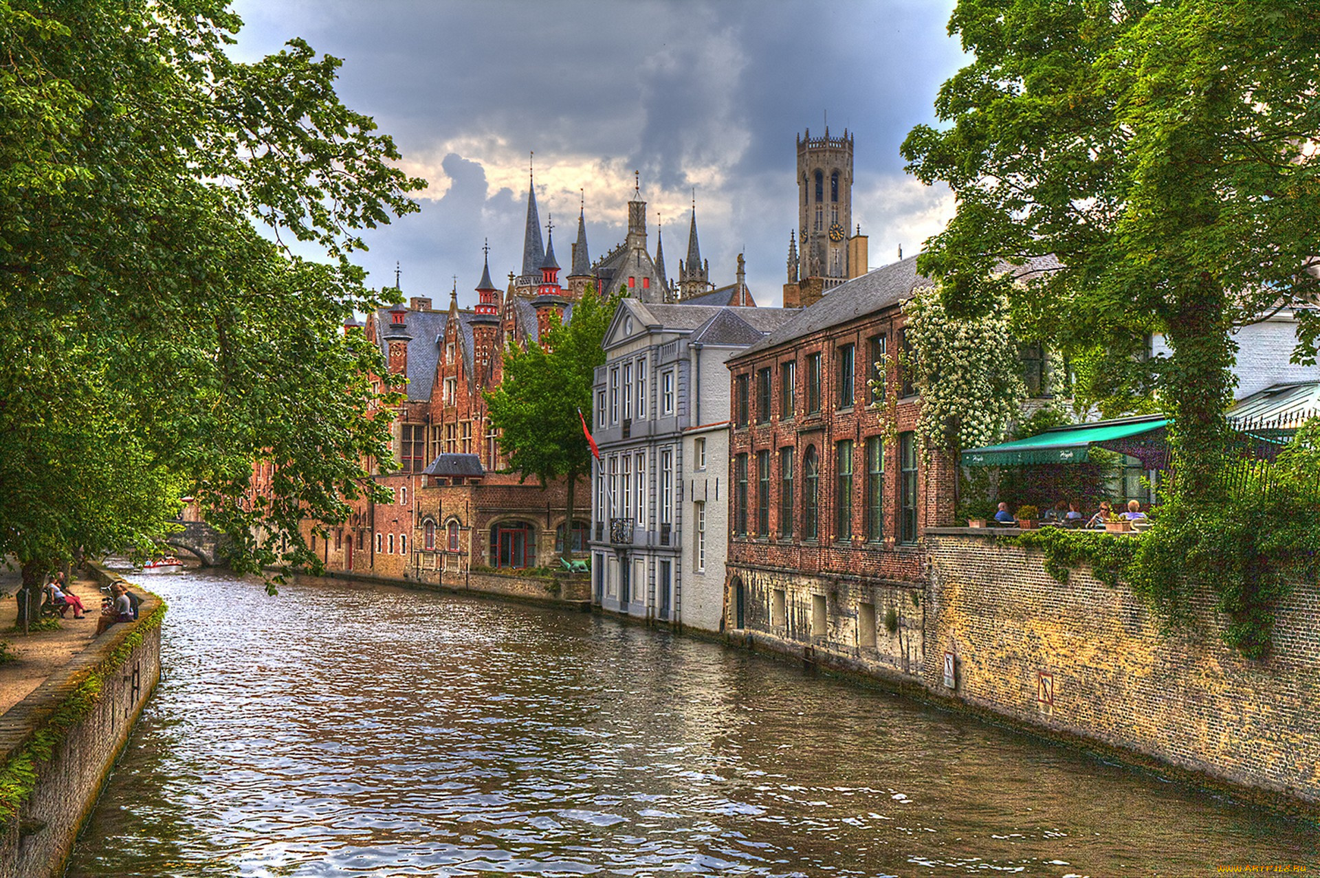 brugge, города, брюгге, , бельгия, простор