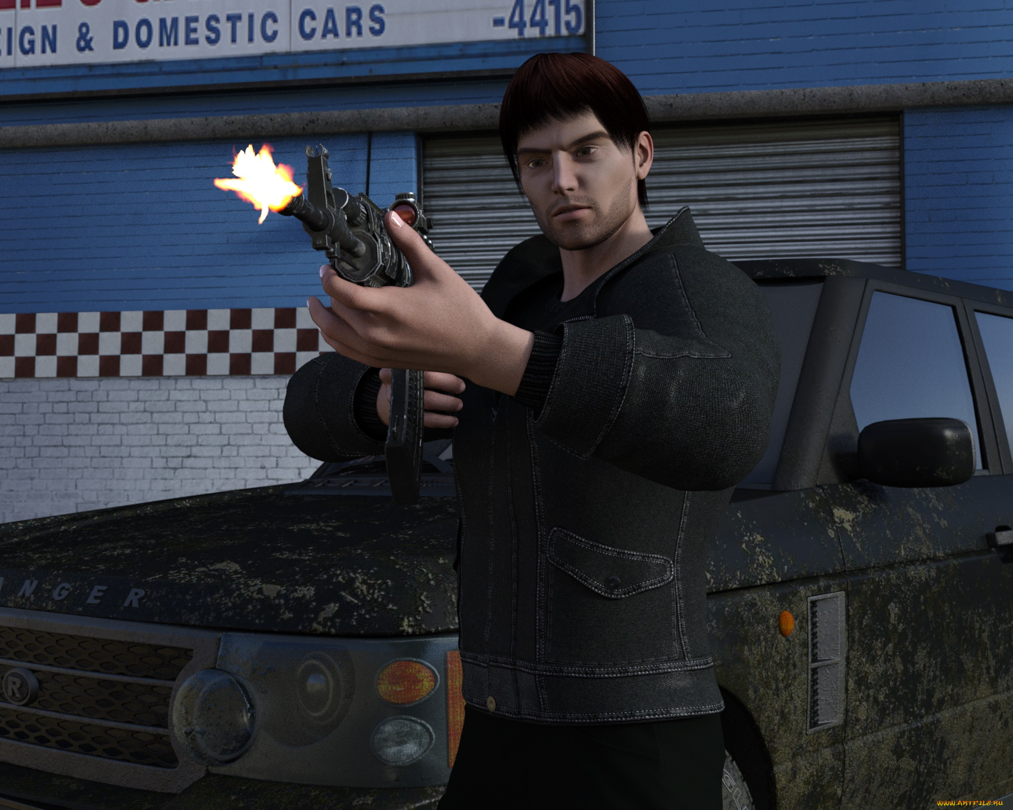 she, wolf, 3д, графика, фантазия, , fantasy, персонаж