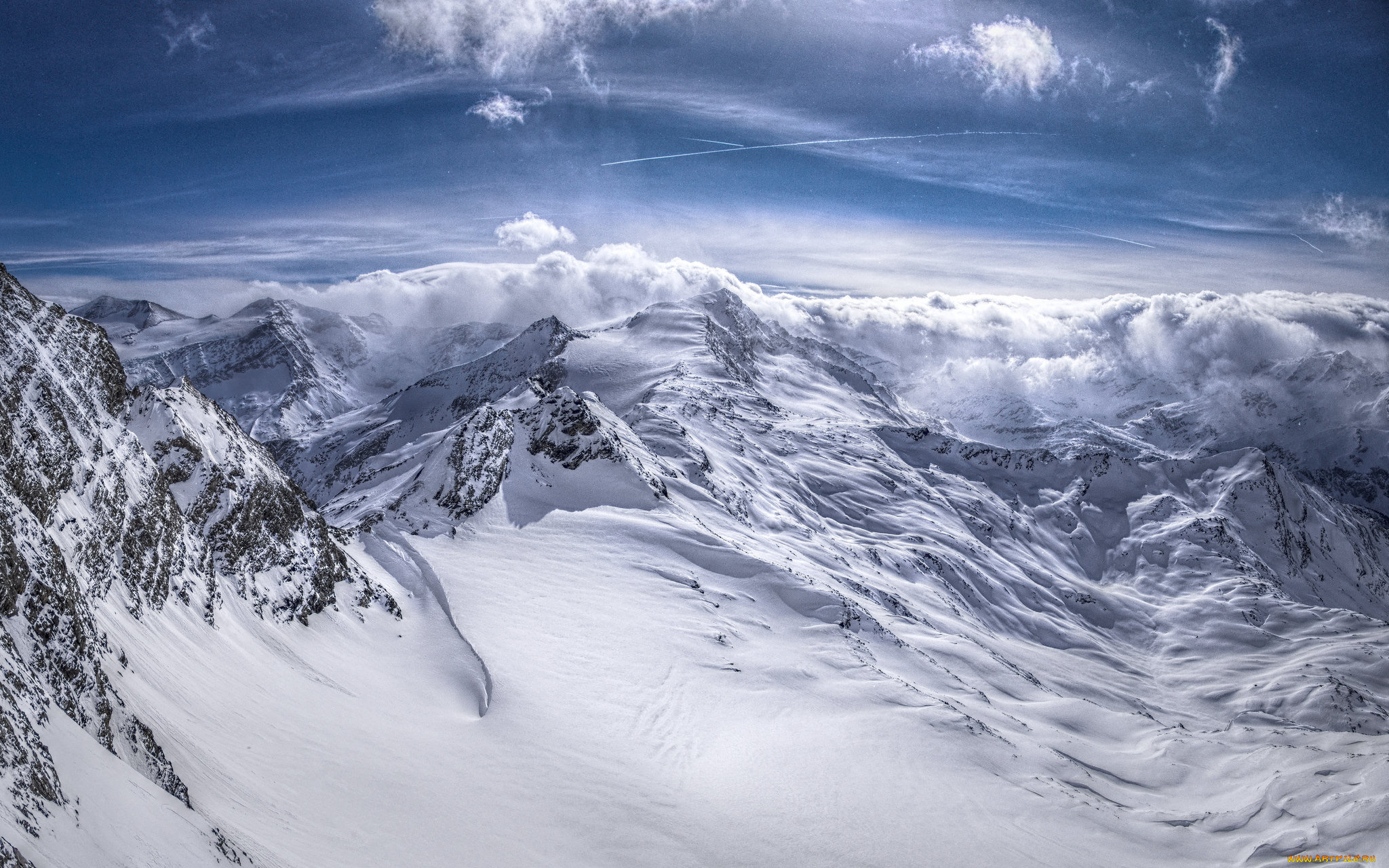 природа, горы, простор