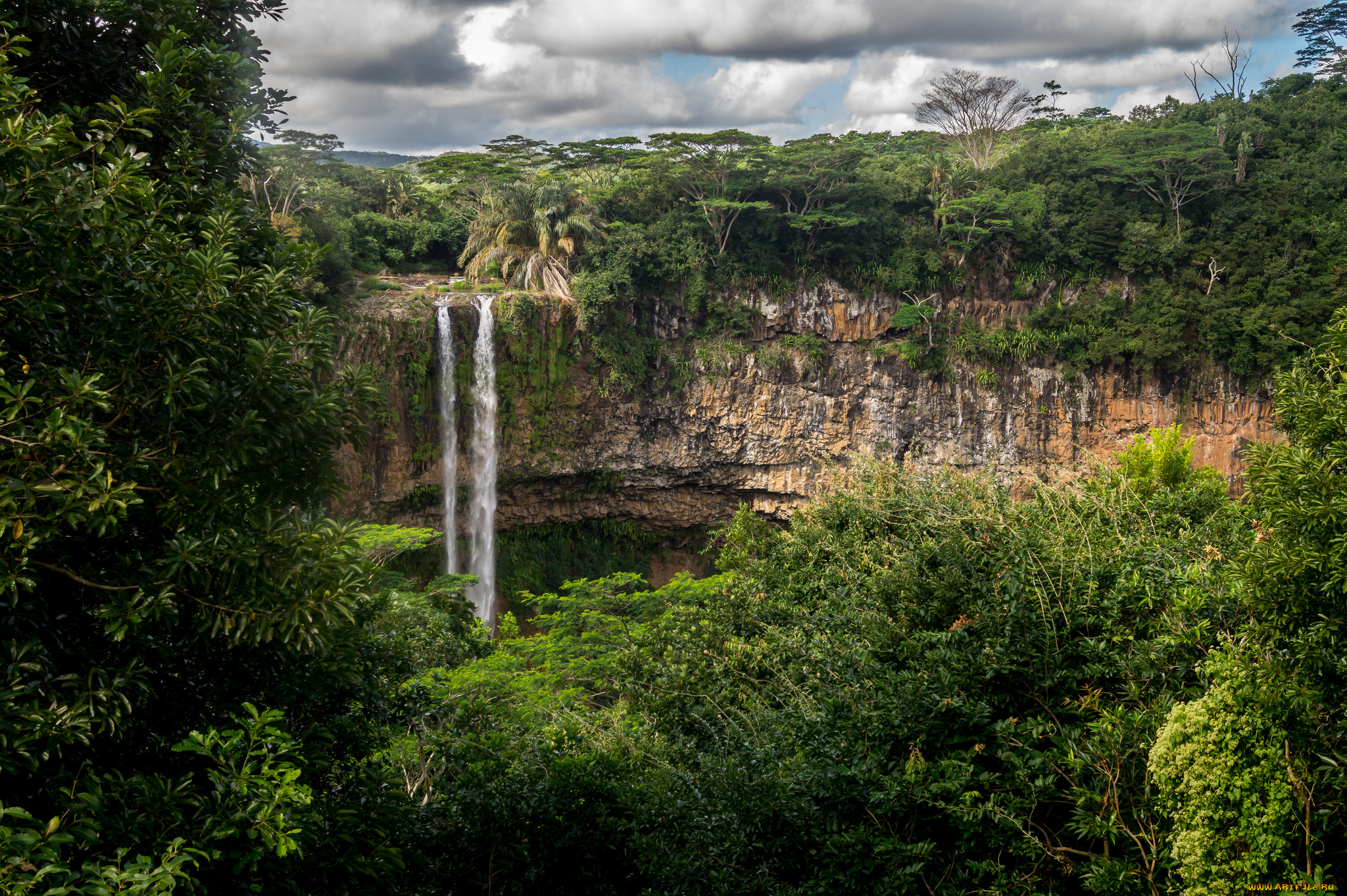 природа, водопады, простор