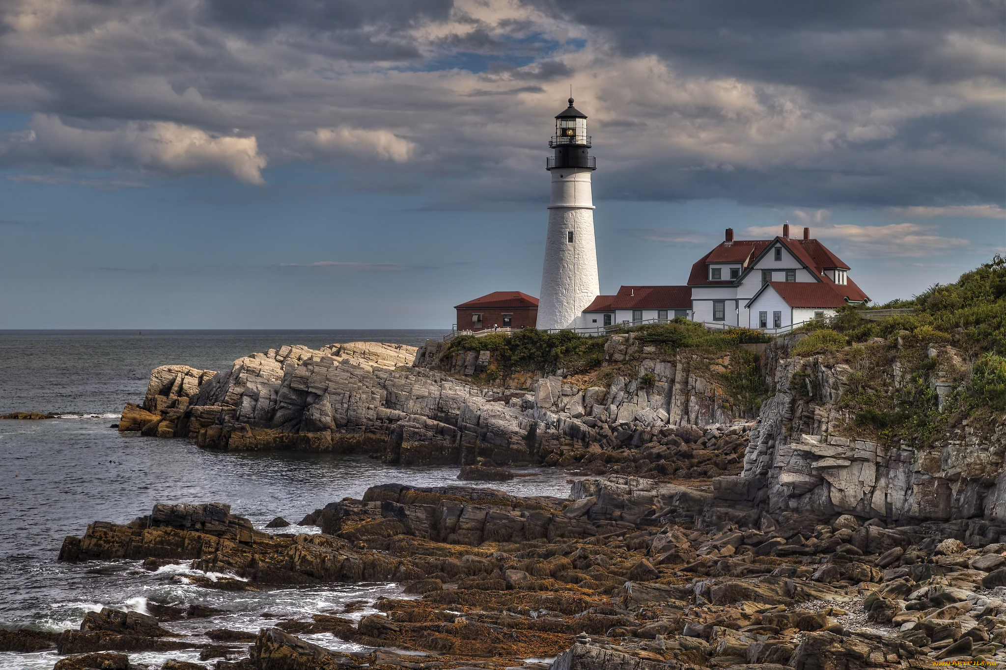 природа, маяки, простор