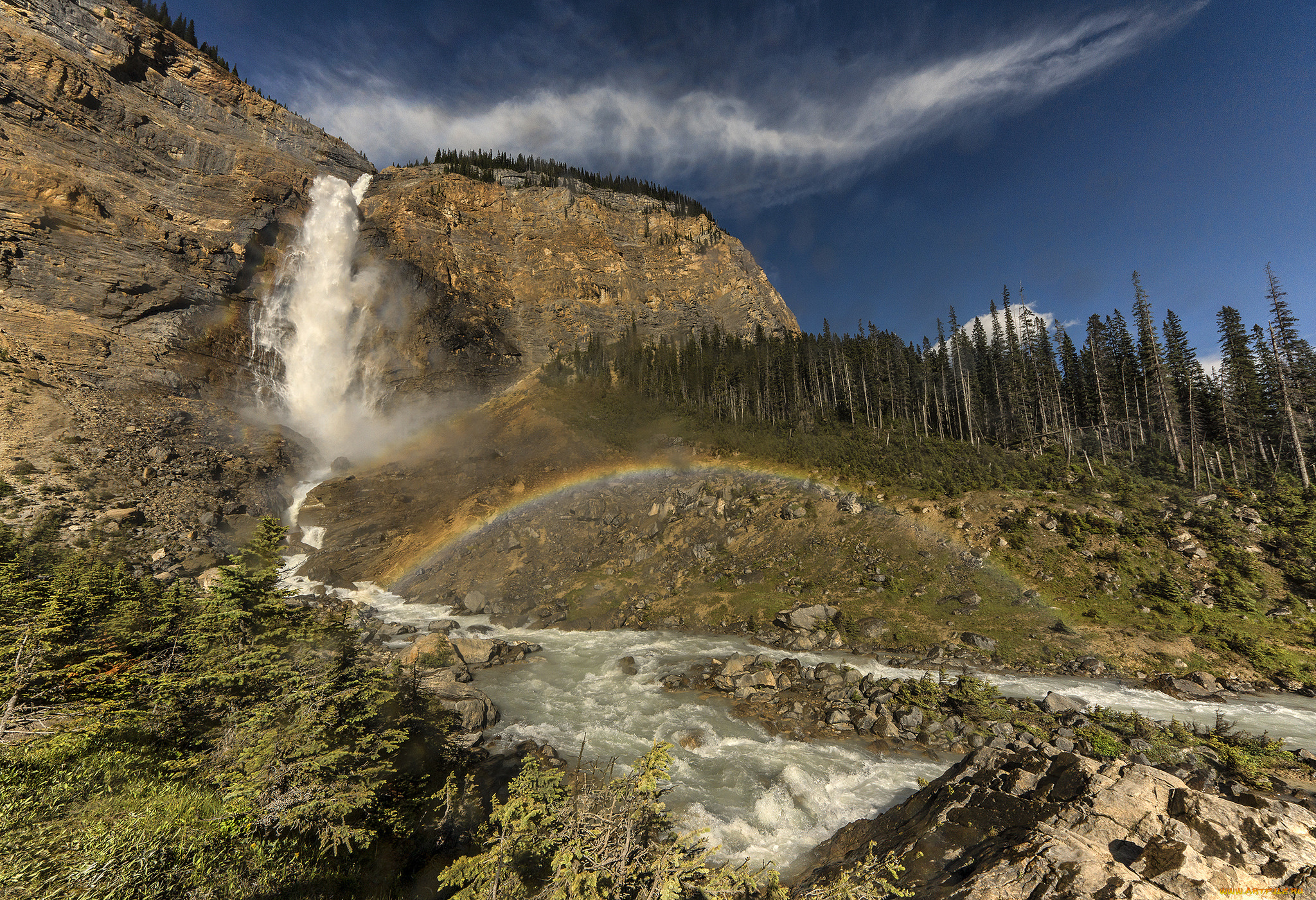 природа, водопады, простор