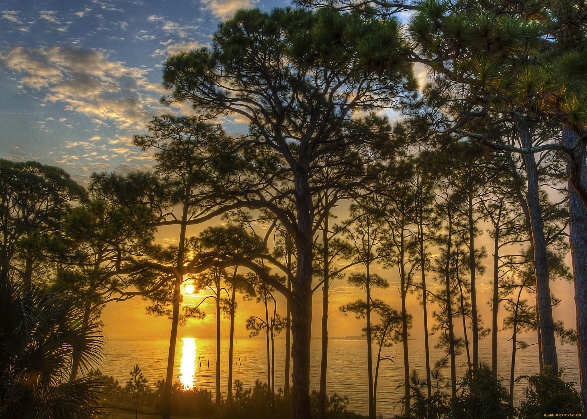 природа, восходы, закаты, простор