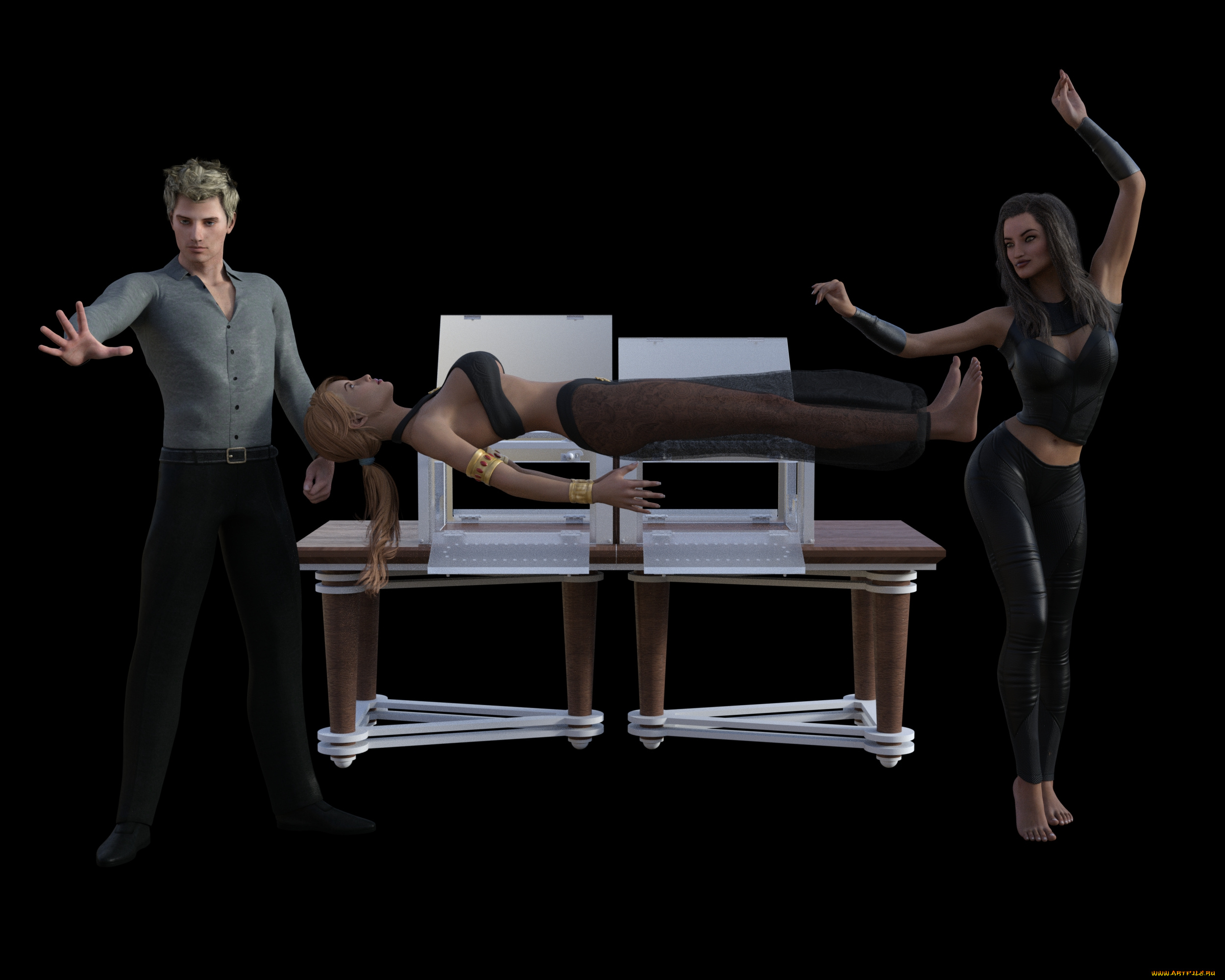 3д, графика, люди, , people, фон, взгляд, девушки