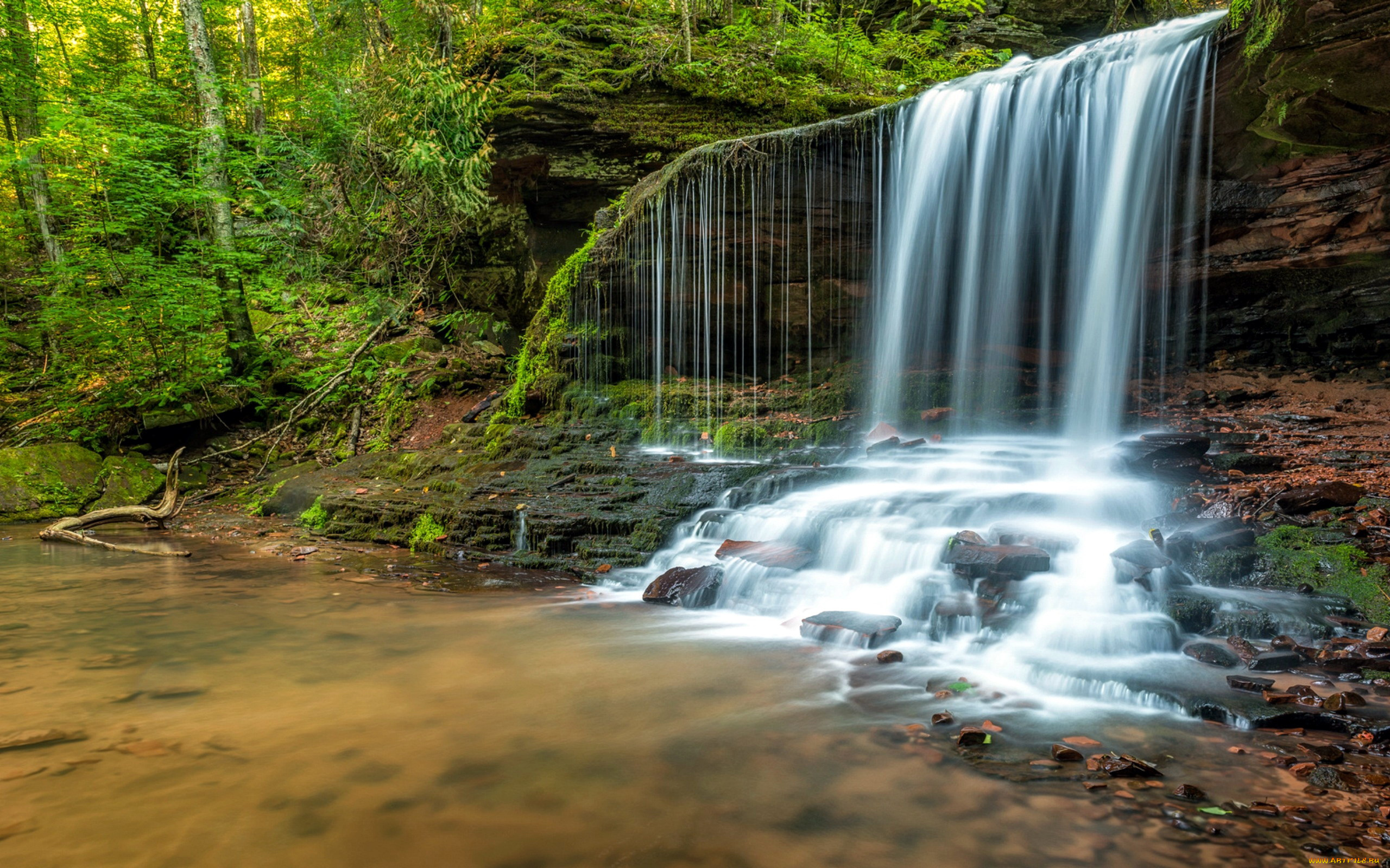 lost, creek, falls, , winconsin, природа, водопады, lost, creek, falls, winconsin