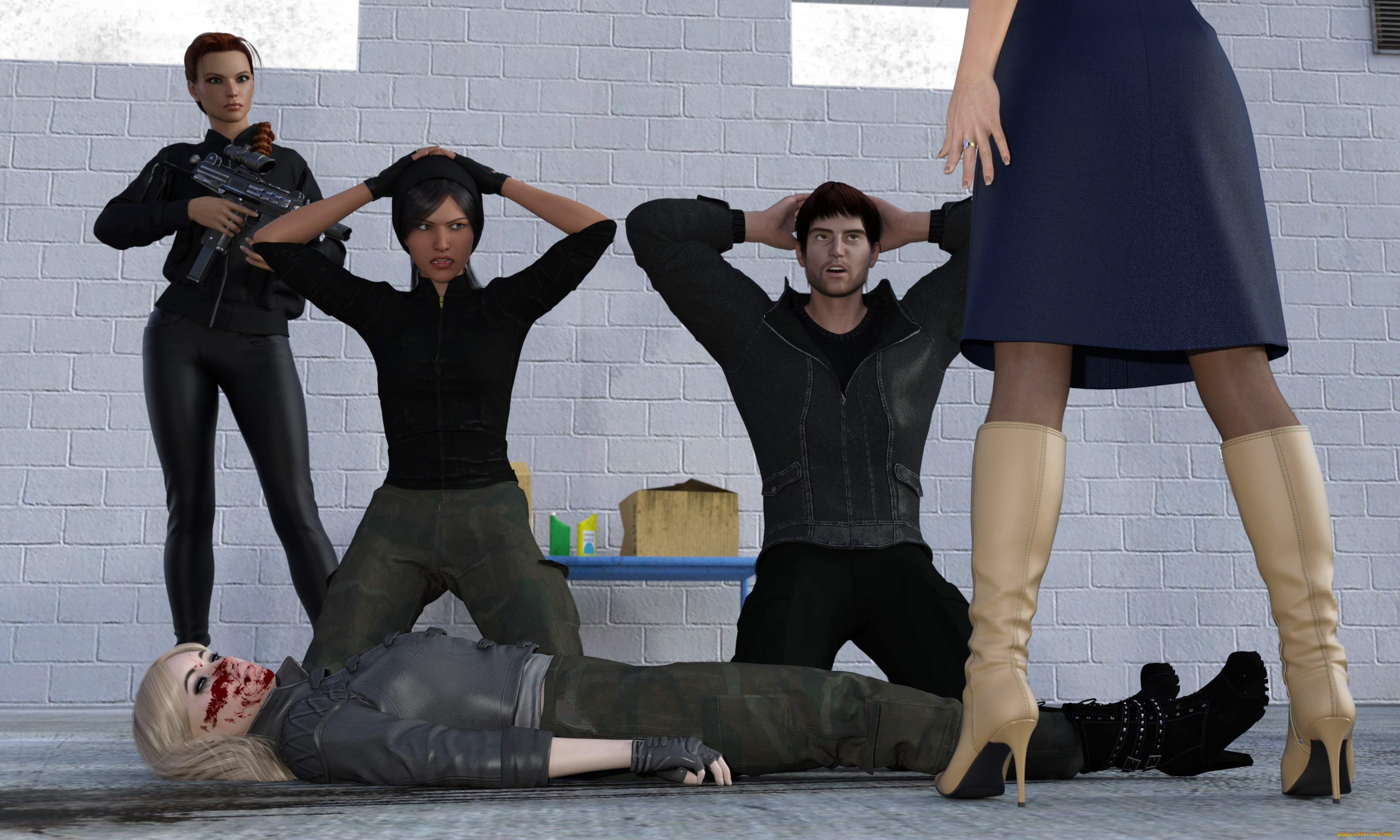 she, wolf, 3д, графика, фантазия, , fantasy, персонажи