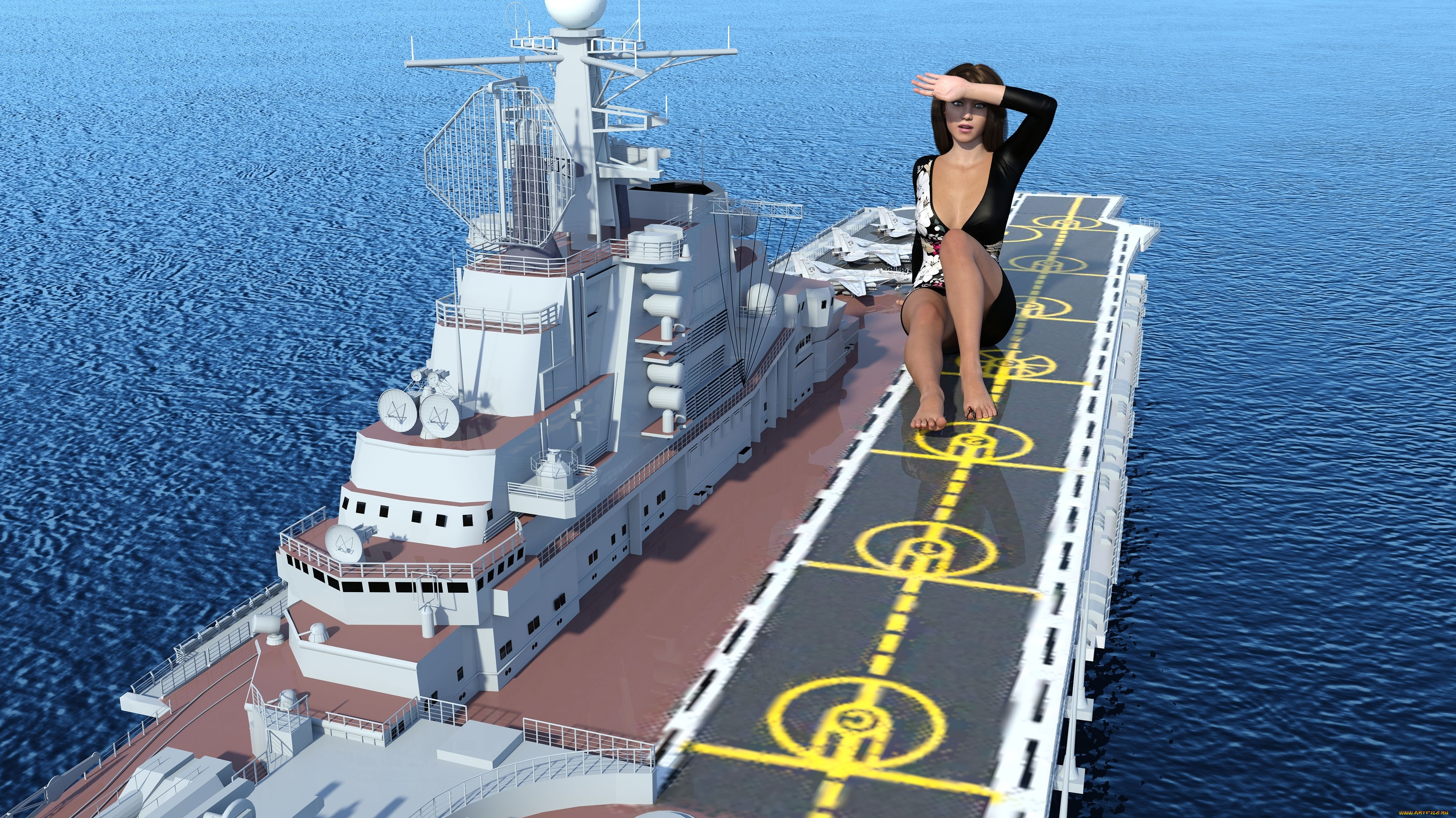 3д, графика, фантазия, , fantasy, фон, взгляд, девушка