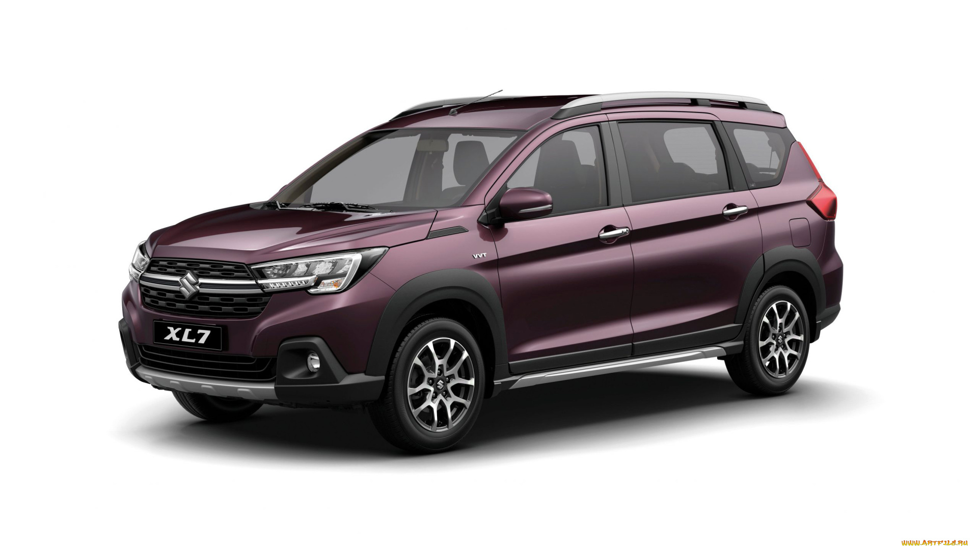 2020, suzuki, xl7, автомобили, suzuki, 2020, xl7, вид, спереди, экстерьер, компактный, кроссовер, новый, бордовый, японские, сузуки