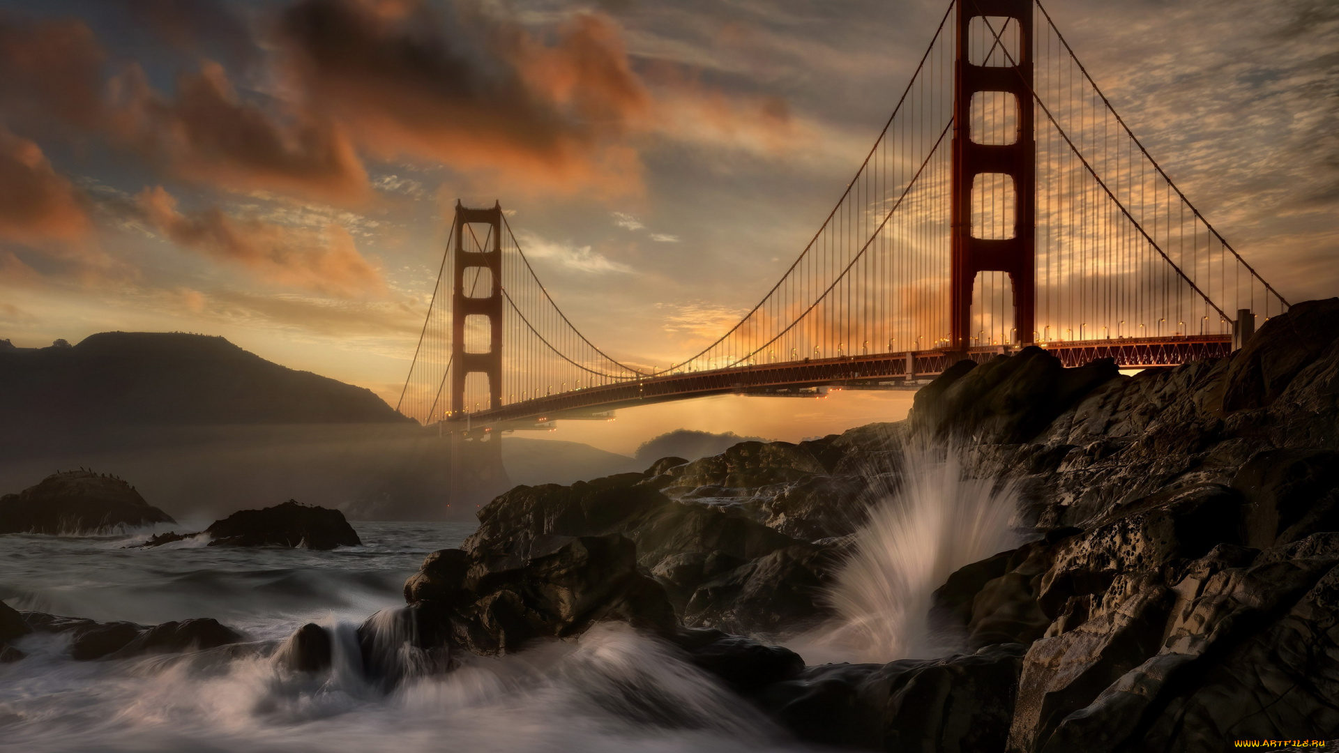 golden, gate, bridge, города, сан-франциско, , сша, golden, gate, bridge