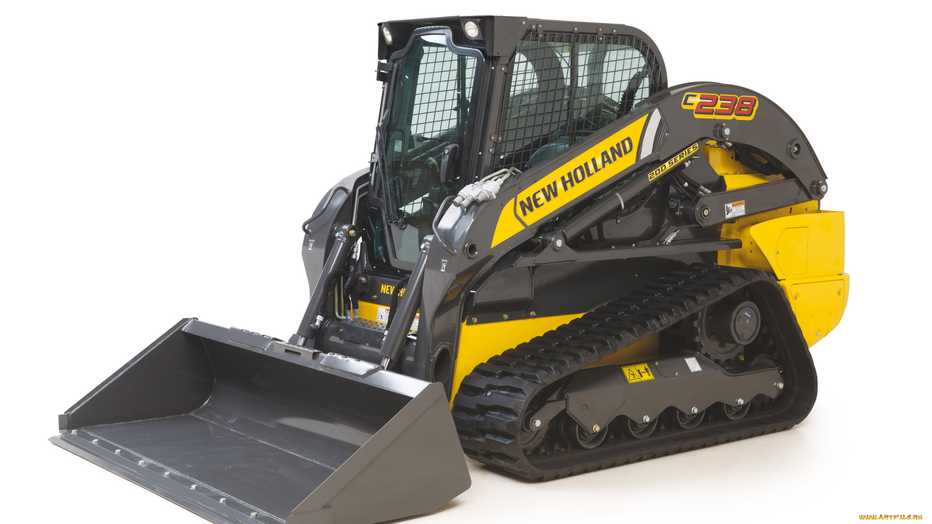 техника, тракторы, на, гусенецах, new, holland