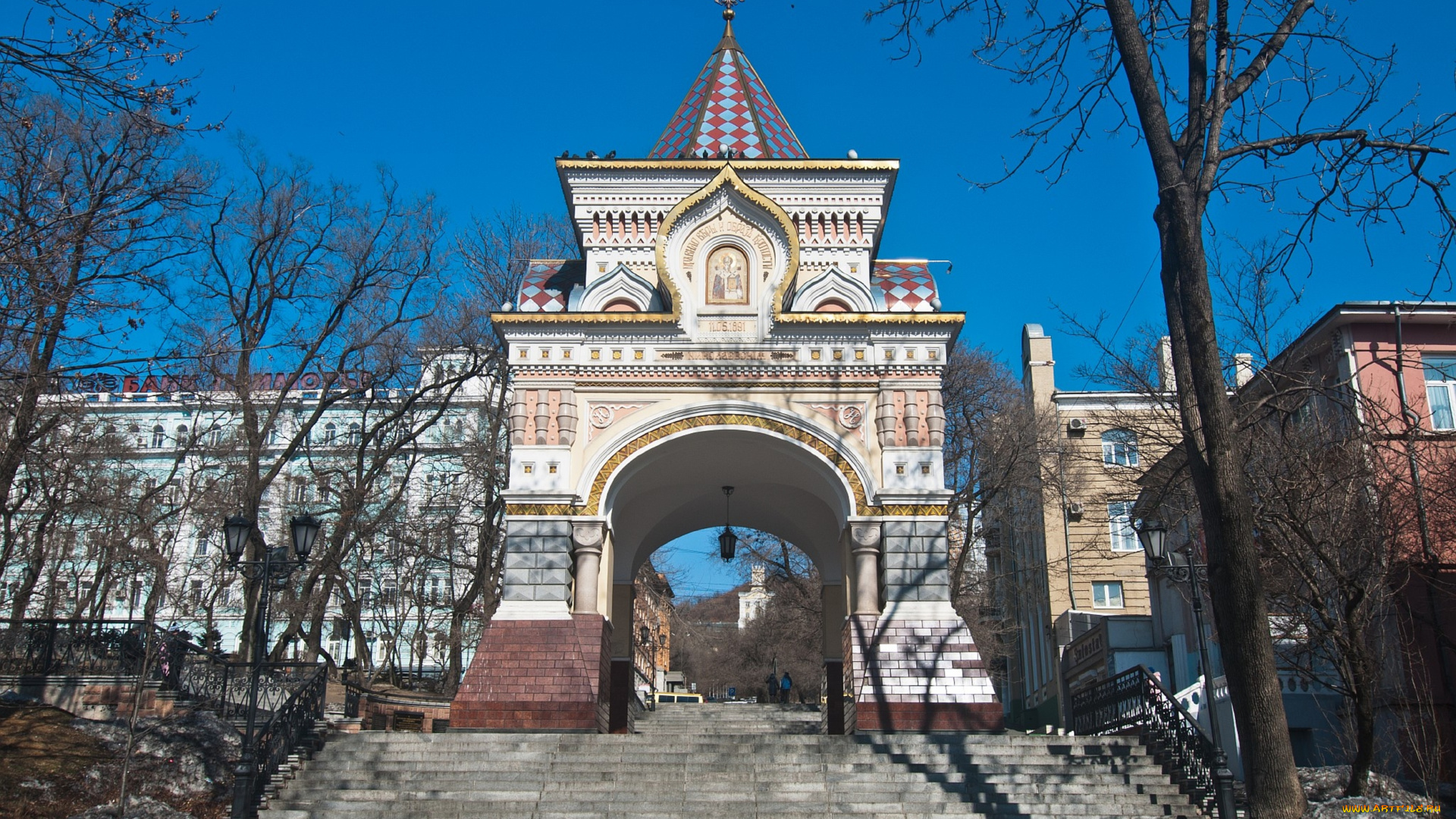 владивосток, города, владивосток, , россия, город, арка
