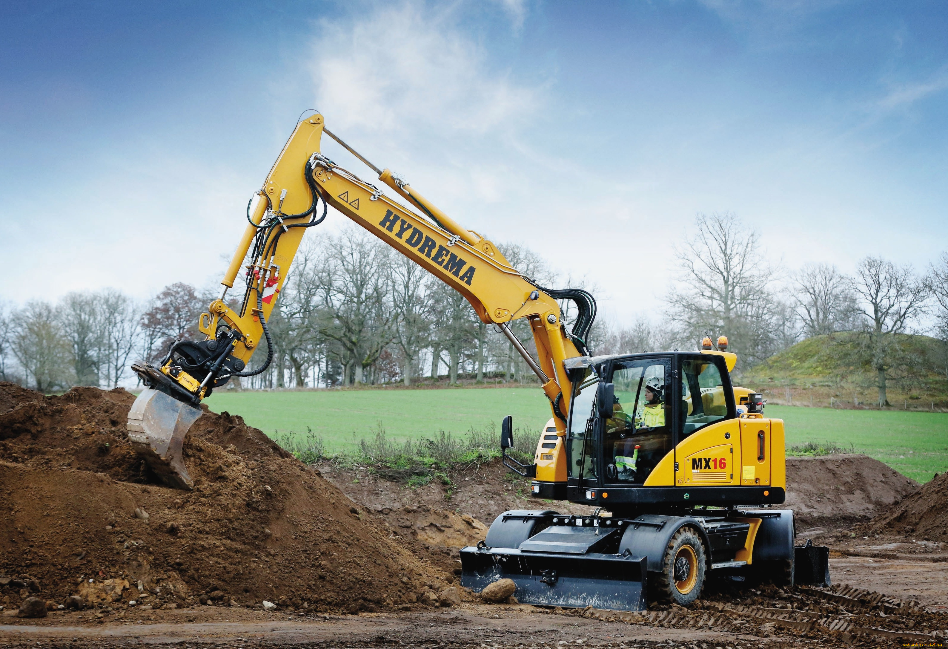 техника, экскаваторы, hydrema