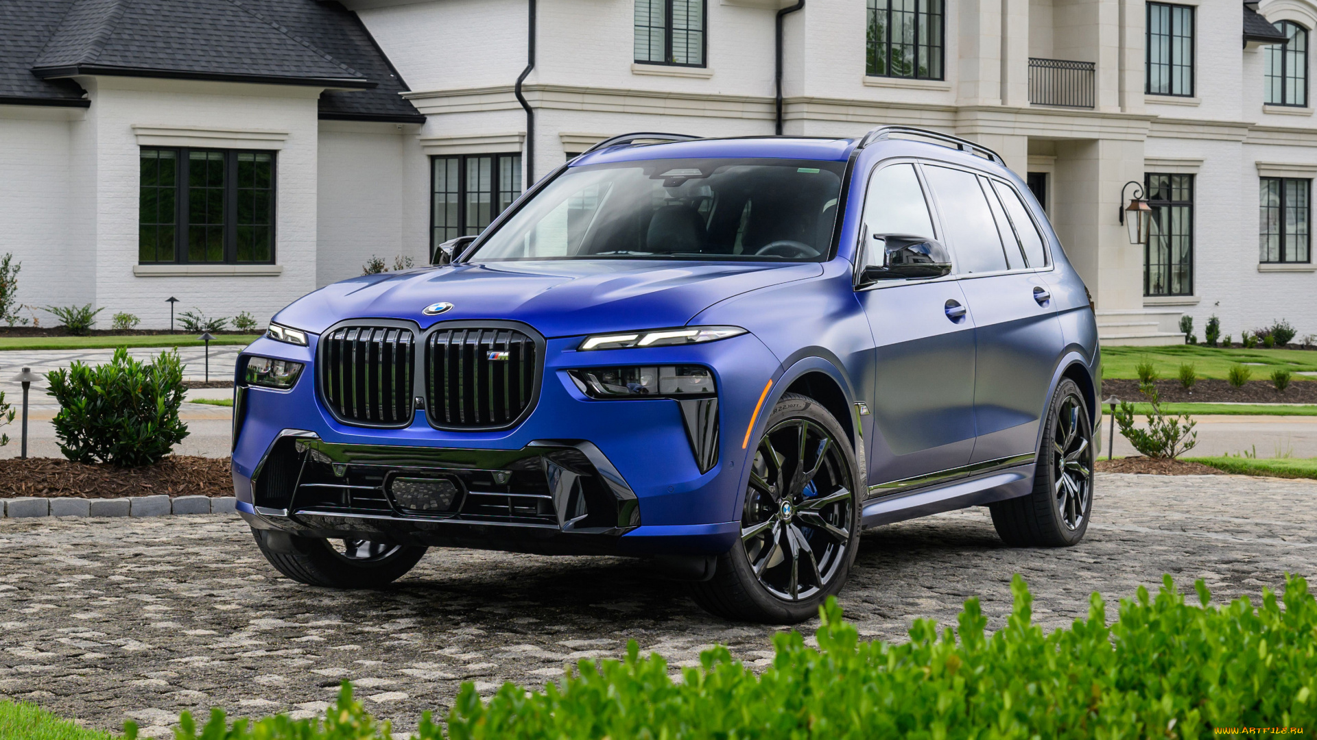 bmw, x7, m60i, xdrive, 2023, автомобили, bmw, x7, m60i, xdrive, кроссовер, синий, бмв, новая, модель