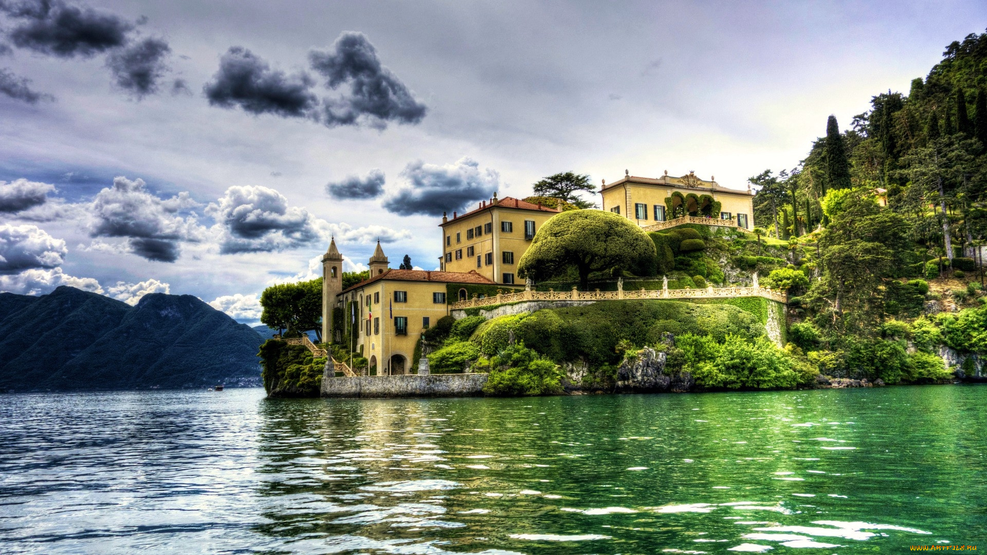 villa, balbaniello, lake, como, italy, города, -, здания, , дома, villa, balbaniello, lake, como