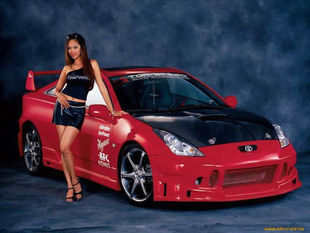 автомобили, авто, девушками