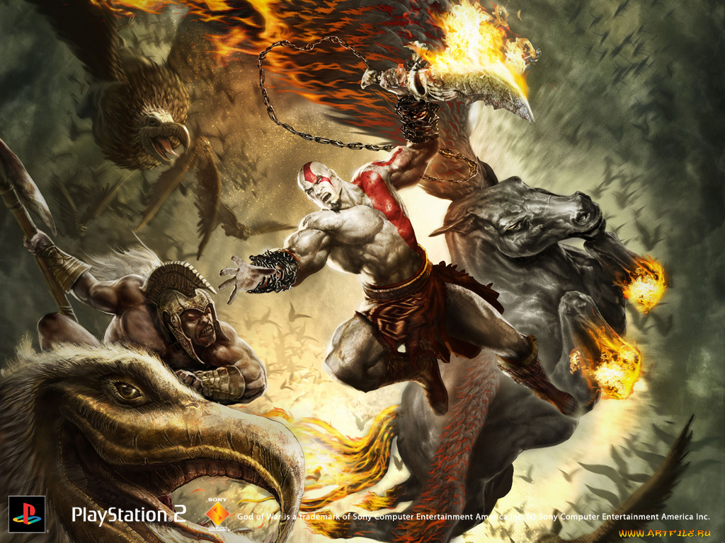видео, игры, god, of, war