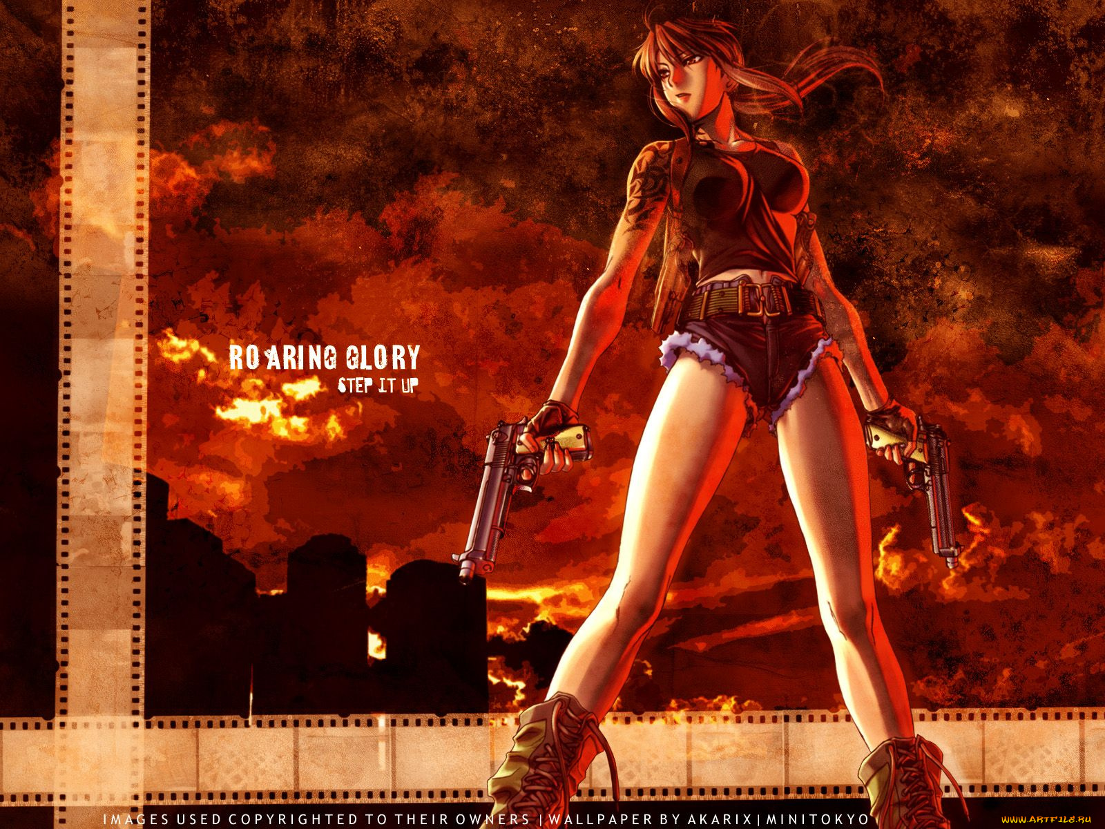 аниме, black, lagoon