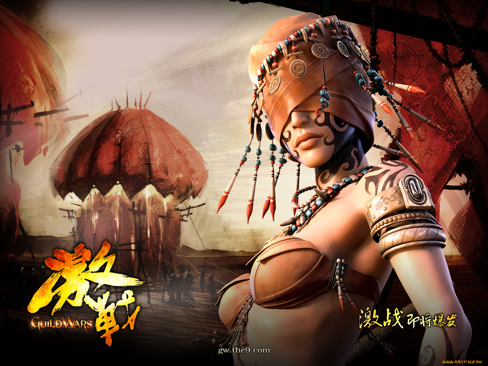 видео, игры, guild, wars, nightfall