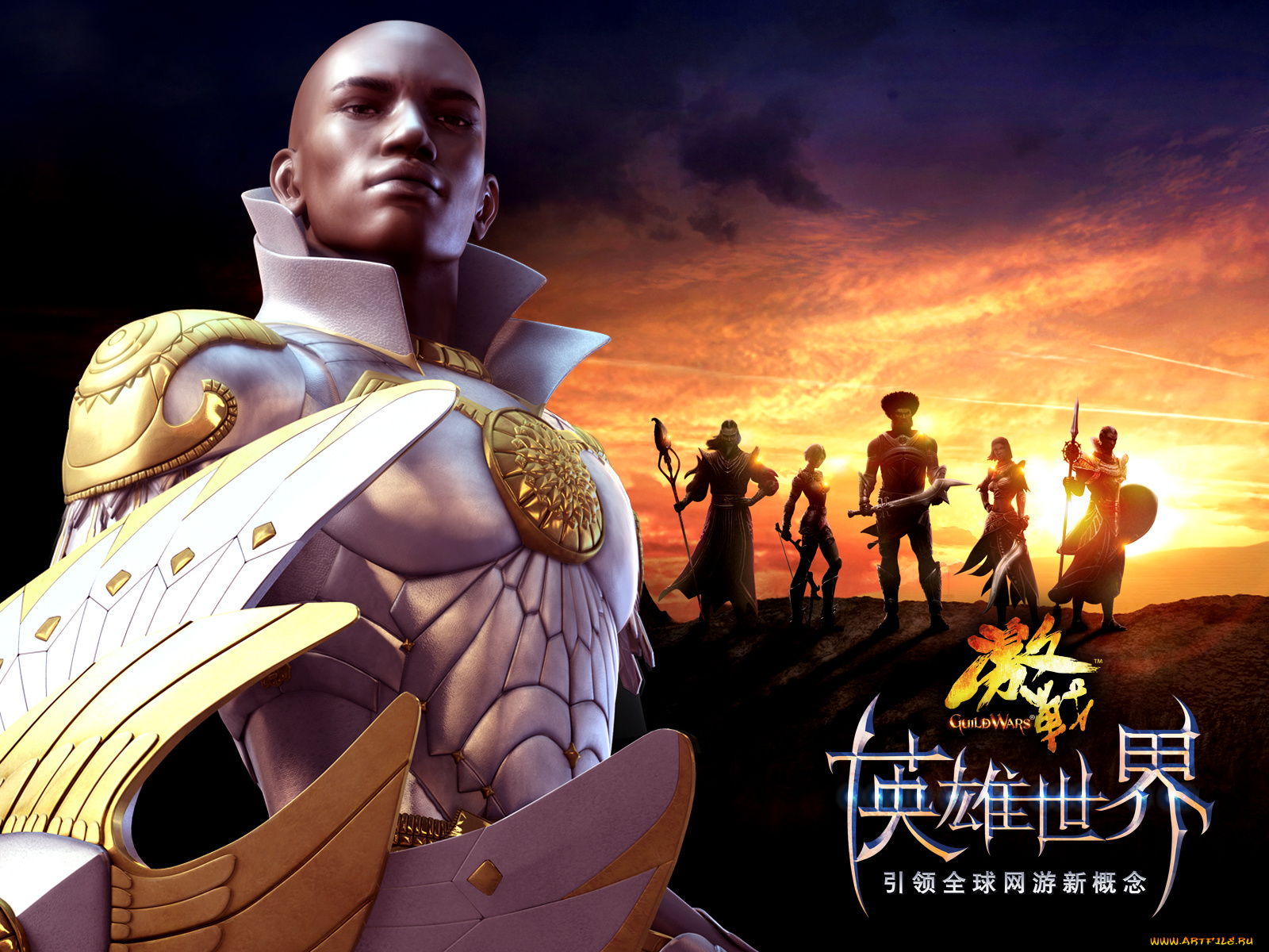 видео, игры, guild, wars, nightfall