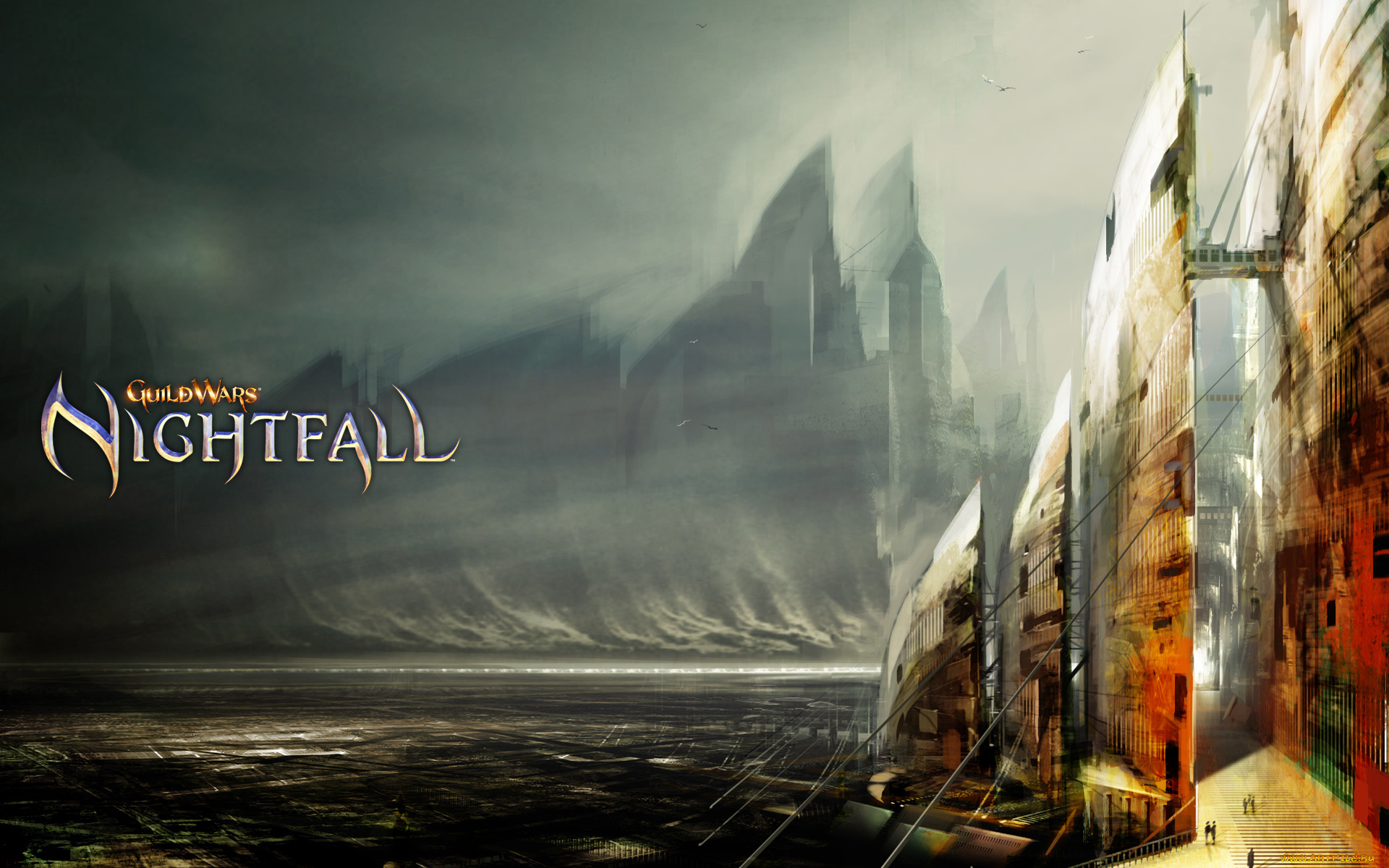 видео, игры, guild, wars, nightfall