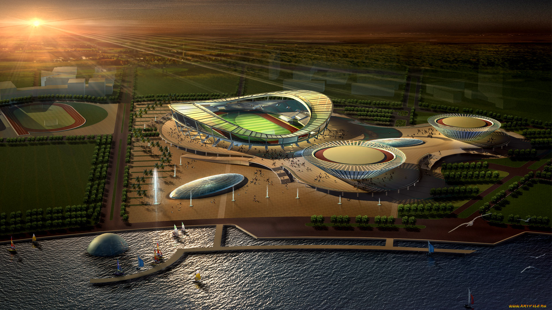 3д, графика, architecture, архитектура