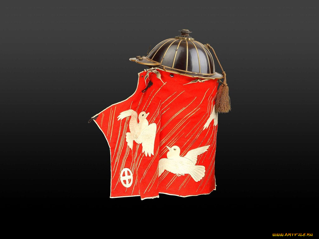 шлем, самурая, пожарника, оружие, доспехи