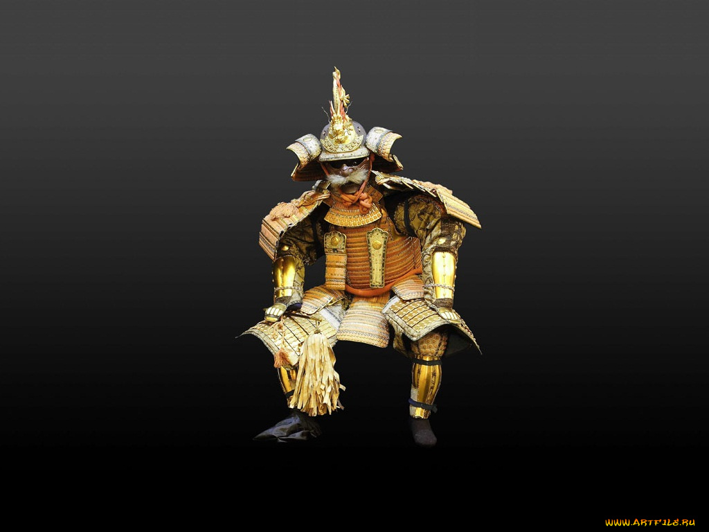 золотой, доспех, клана, токугава, период, эдо, оружие, доспехи