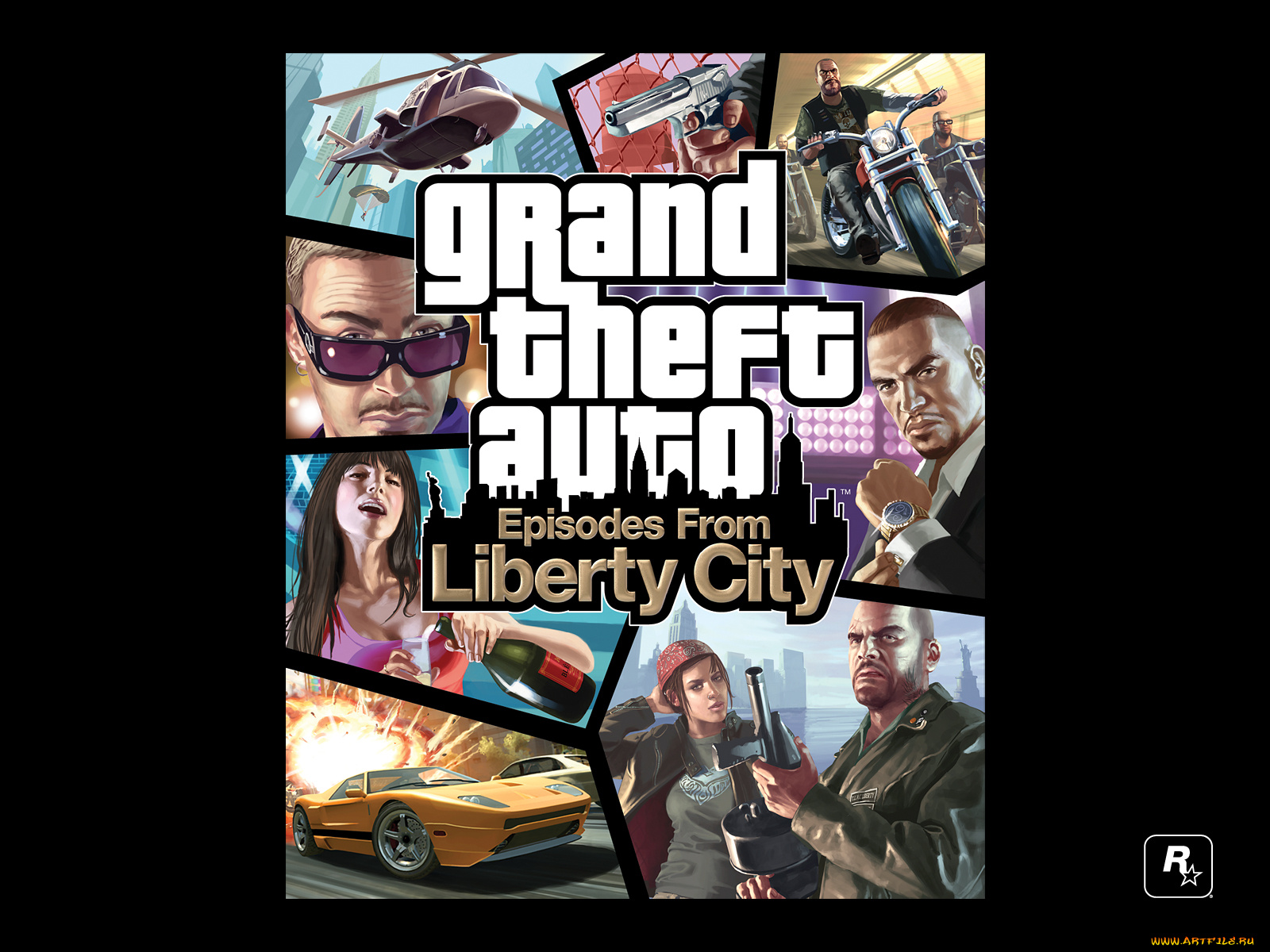 grand, theft, auto, episodes, from, liberty, city, видео, игры