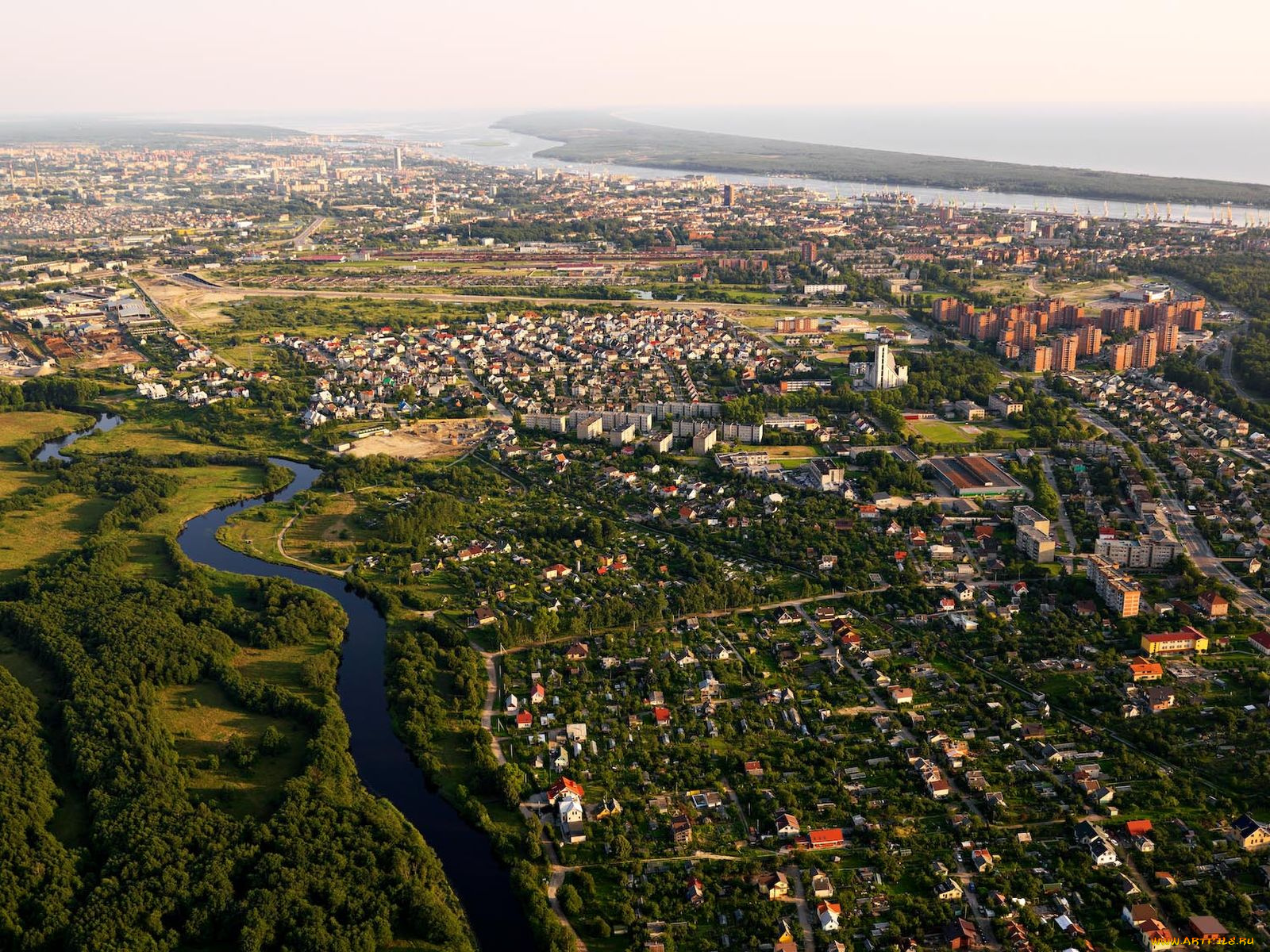 клайпеда, литва, города, пейзажи