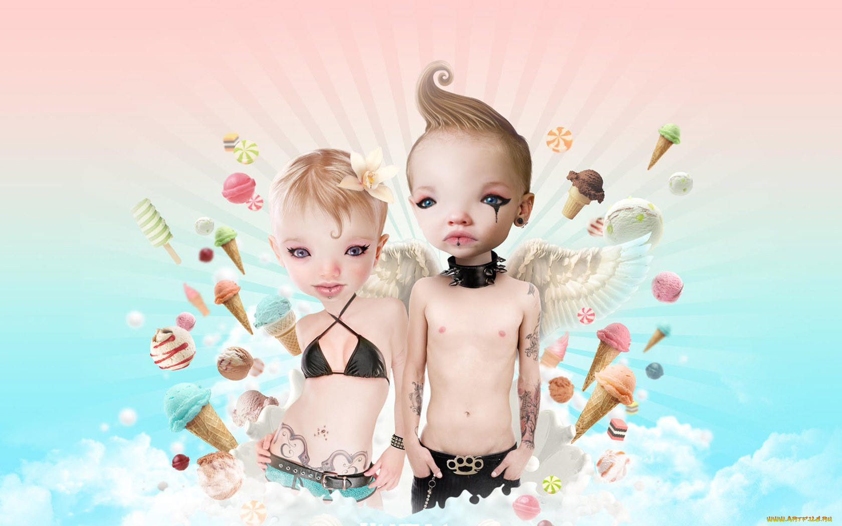 авт, miriam, moshinsky, рисованные, дети