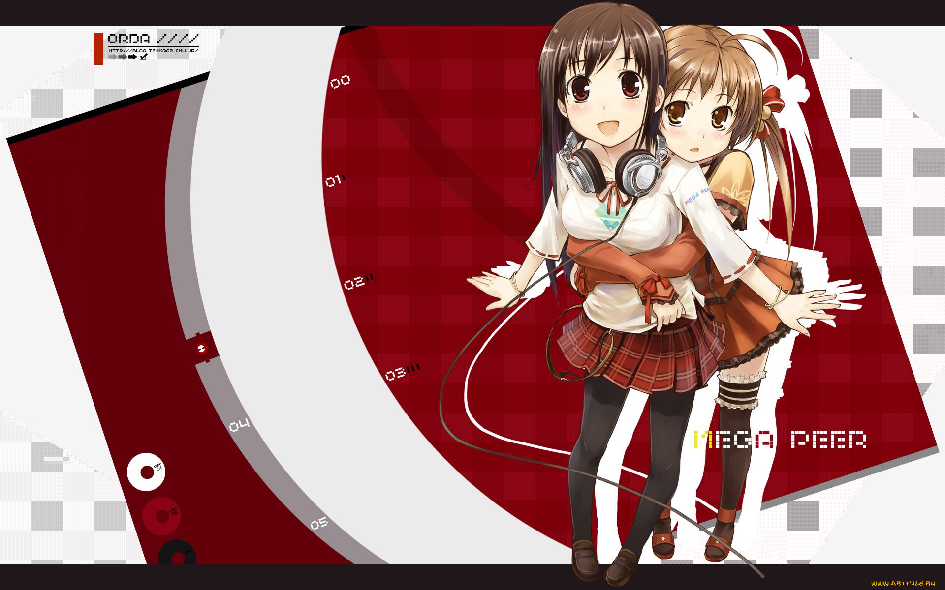 аниме, headphones, instrumental