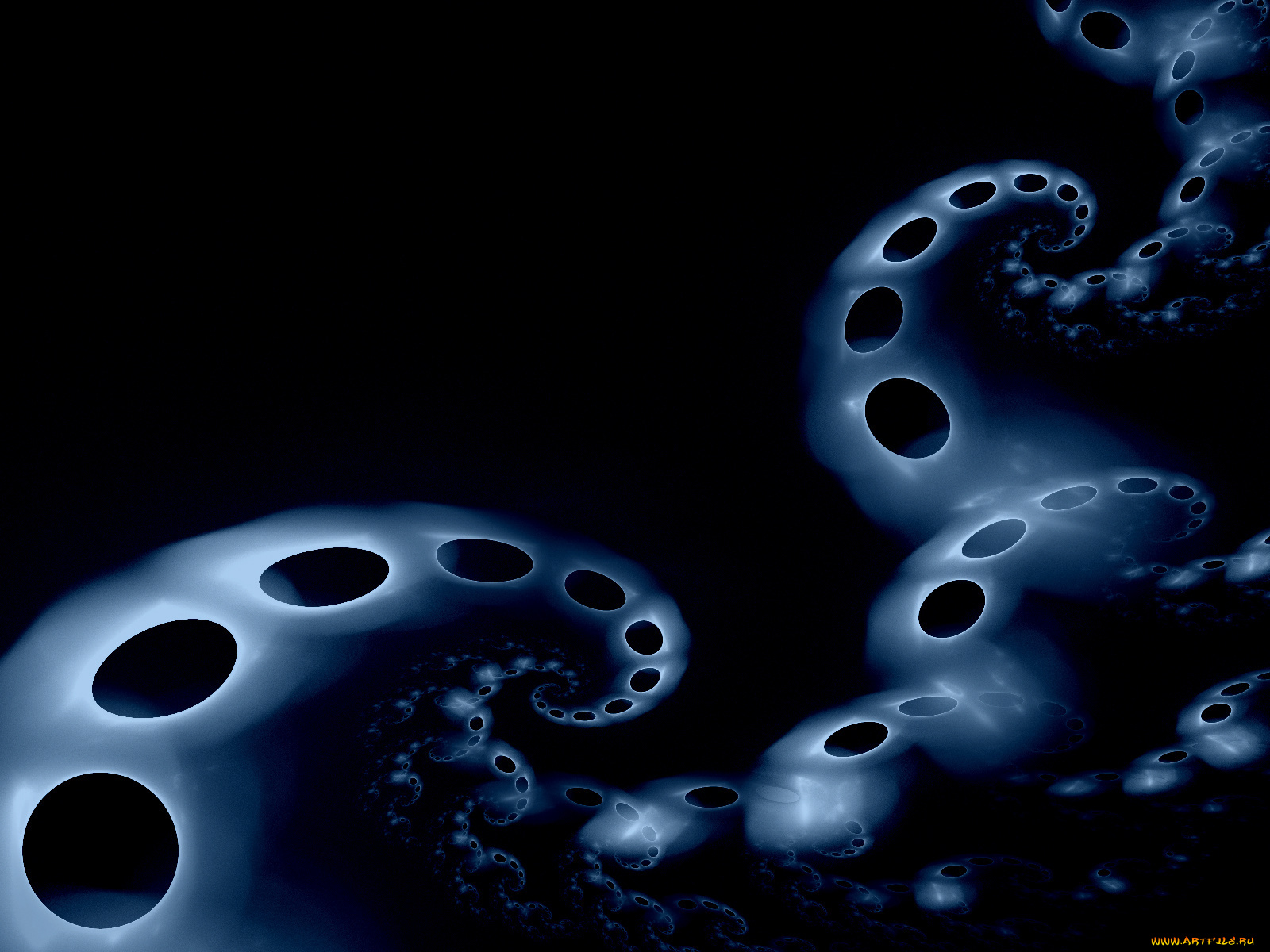 3д, графика, fractal, фракталы, фрактал, тёмный