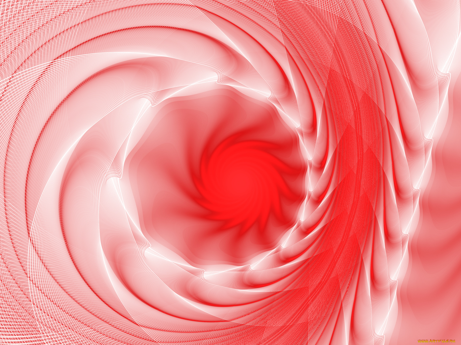 3д, графика, fractal, фракталы, красный, розовый