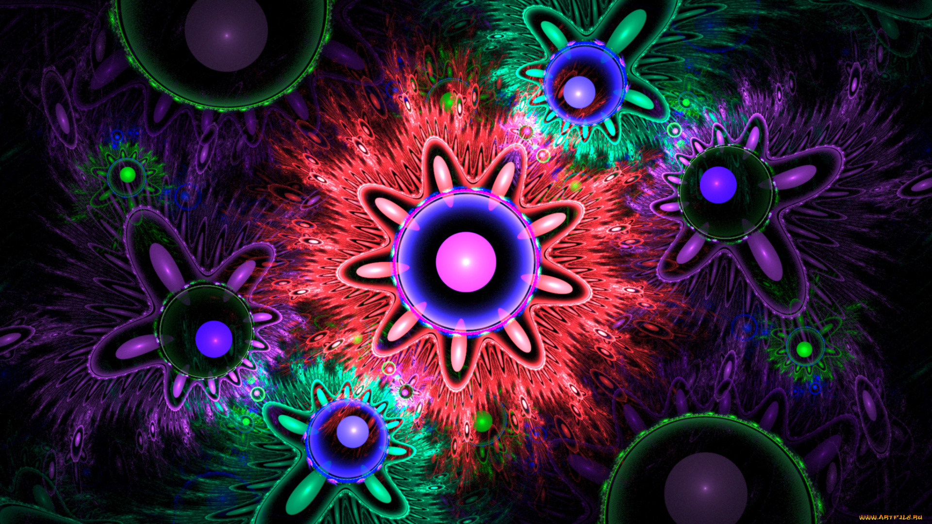 3д, графика, fractal, фракталы, абстракция, узор