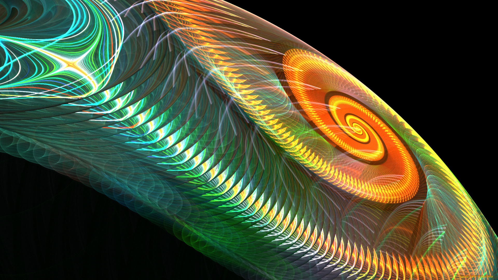 3д, графика, fractal, фракталы, абстракция, узор