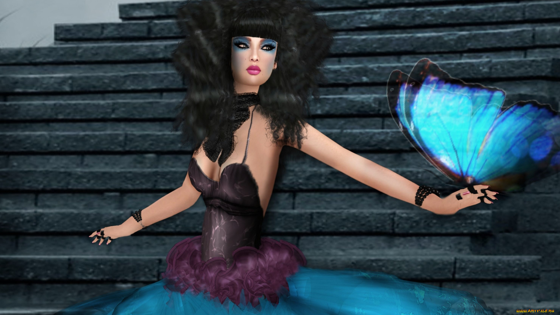 3д, графика, people, люди, девушка