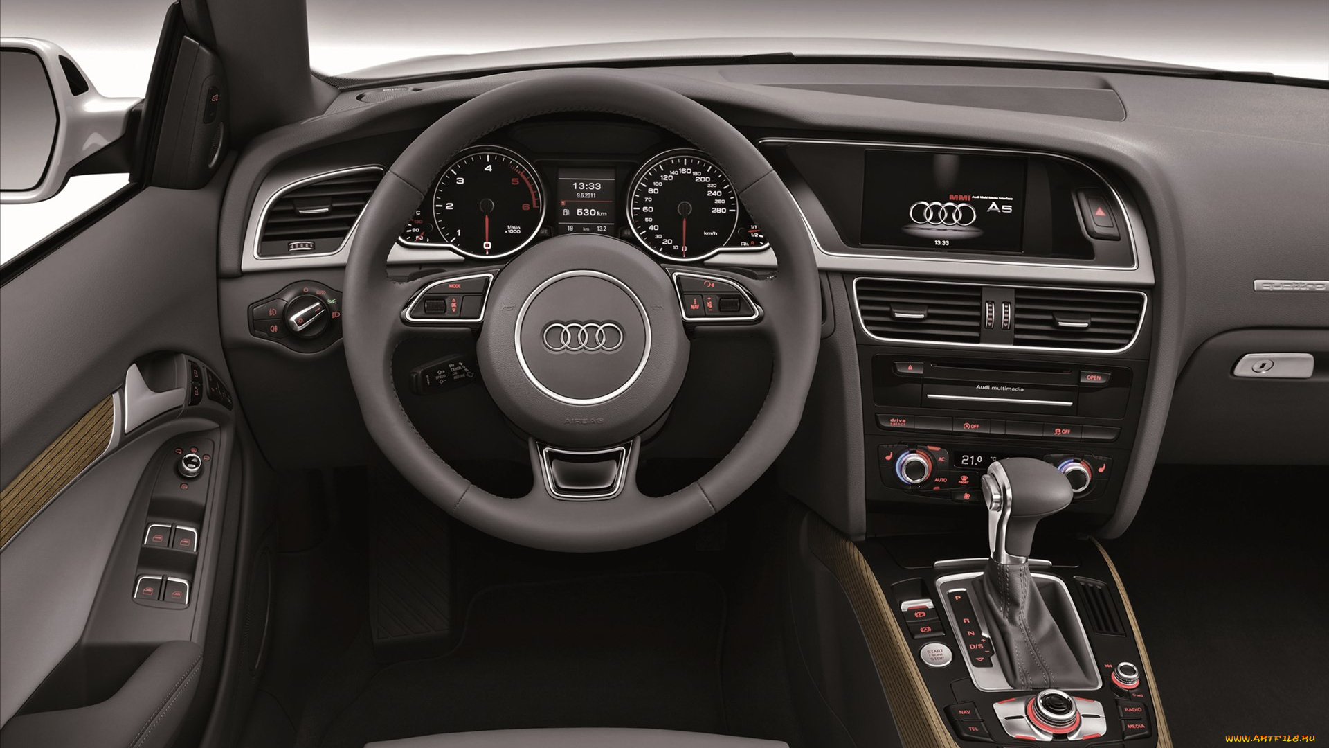 audi, a5, cabriolet, 2013, автомобили, спидометры, торпедо,