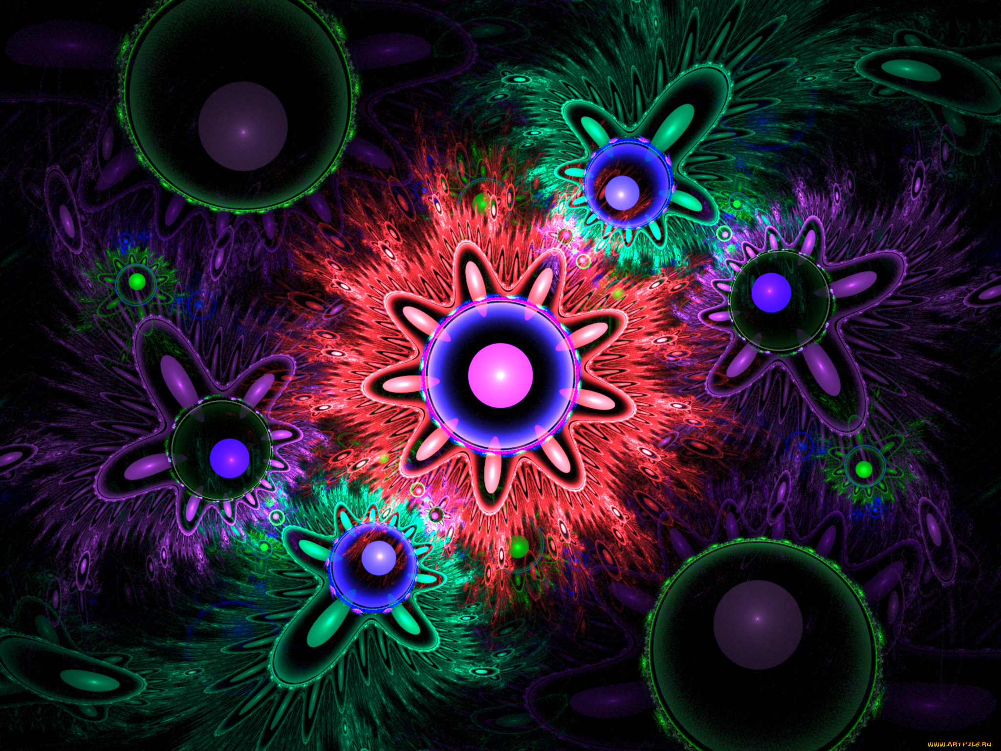 3д, графика, fractal, фракталы, абстракция, узор