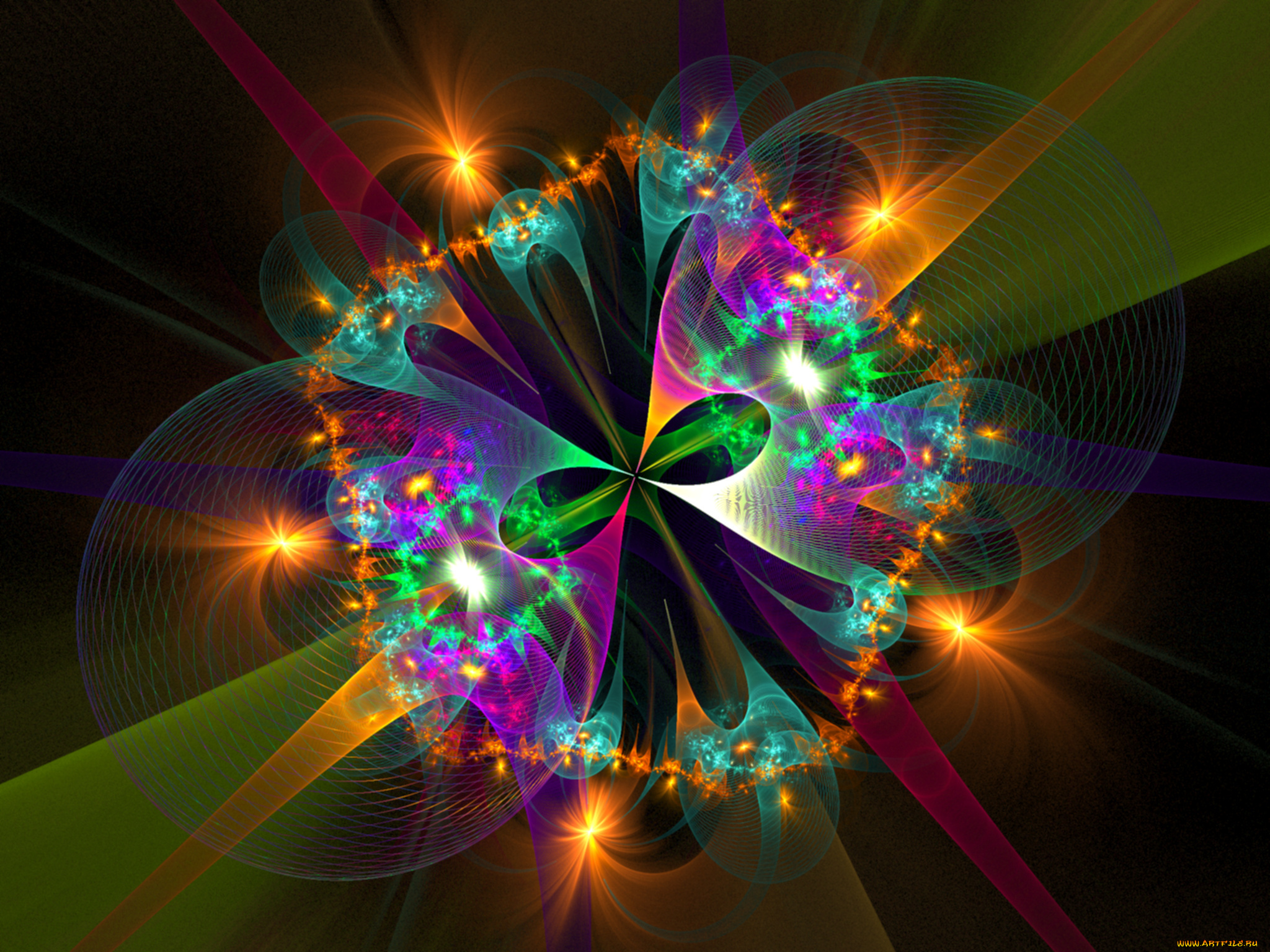 3д, графика, fractal, фракталы, абстракция, узор