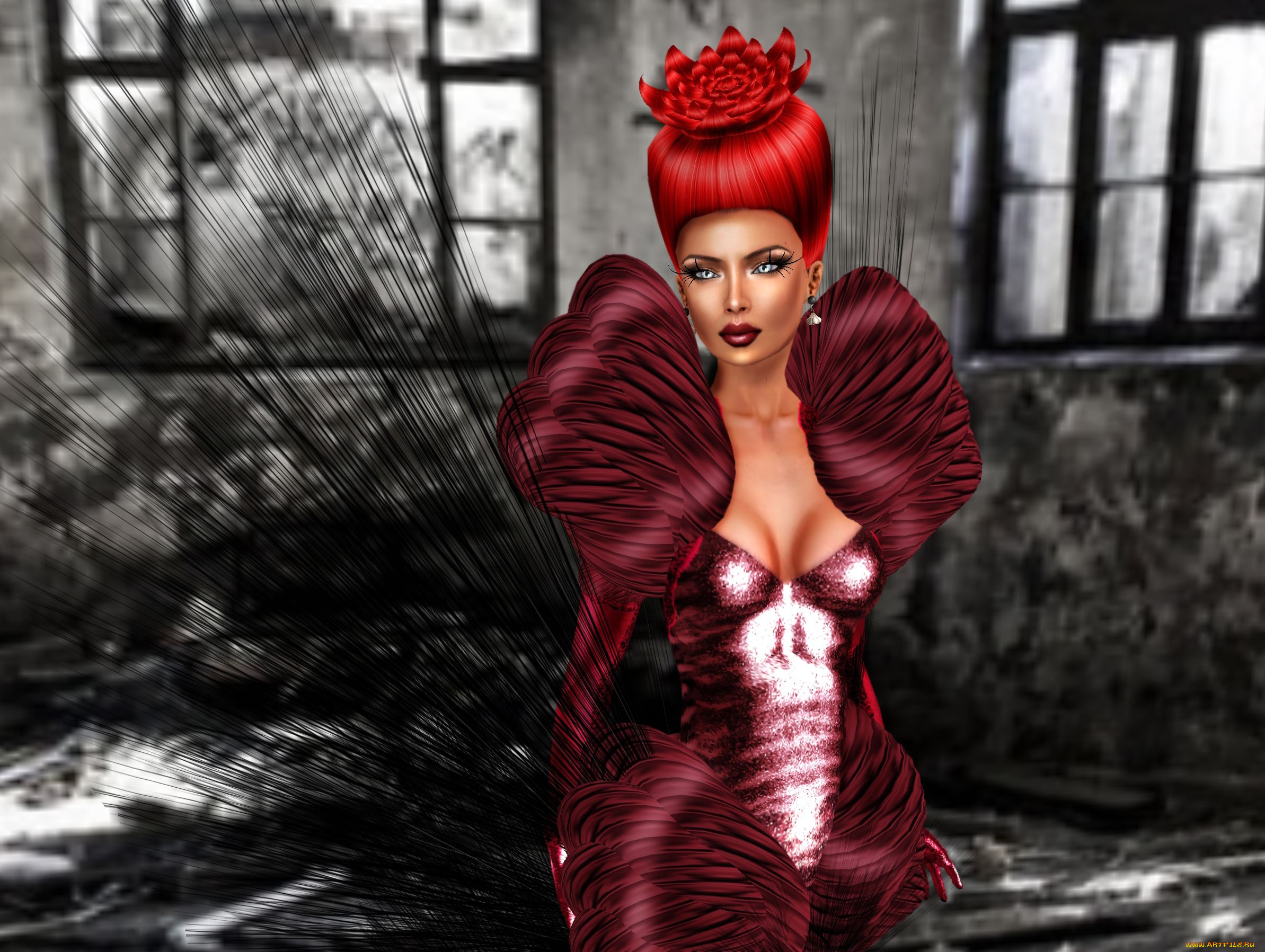 3д, графика, people, люди, девушка